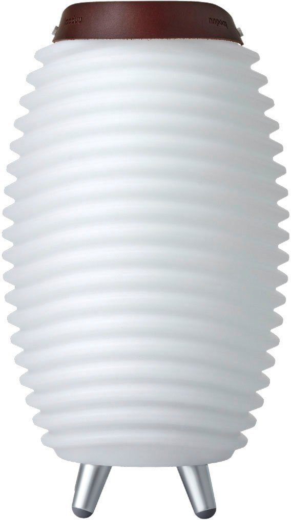 Stehlampe LED Lautsprecher LED kooduu Hygge-Design,Bluetooth Stereo 35, integriert, (Akku),Sektkühler,TWS Warmweiß, Sound fest Bluetooth-Lautsprecher, Synergy