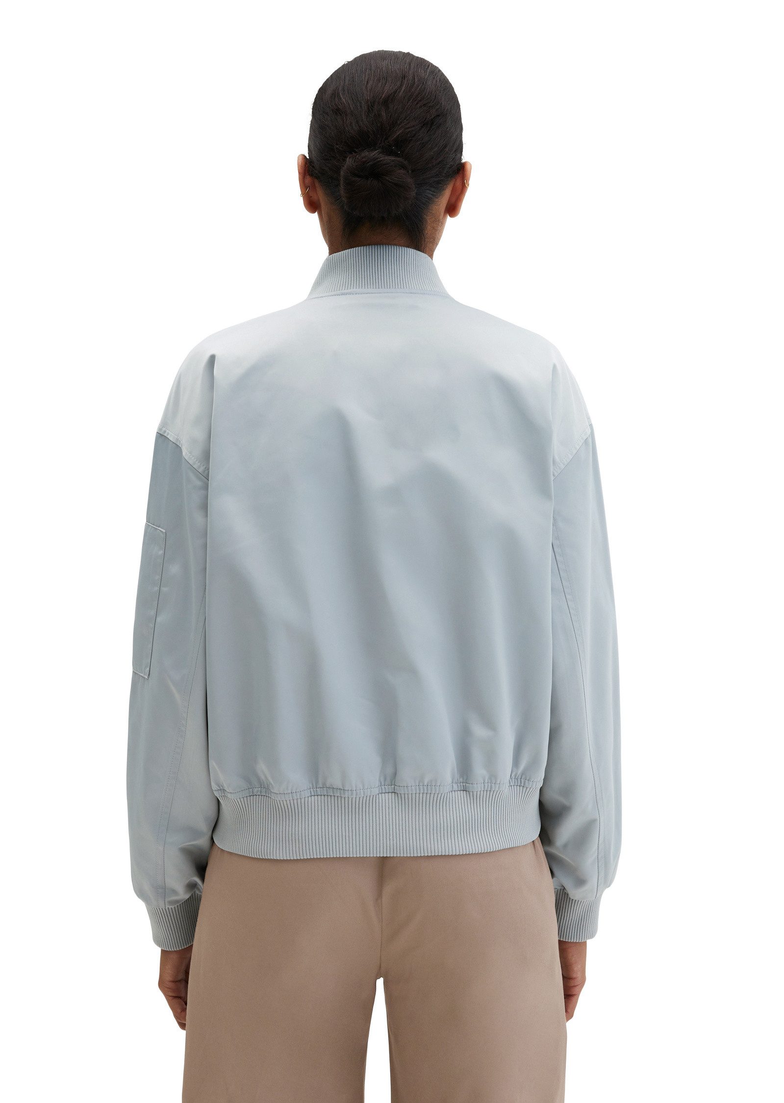 Marc O'Polo Outdoorjacke aus recyceltem Shiny-Polyester-Twill