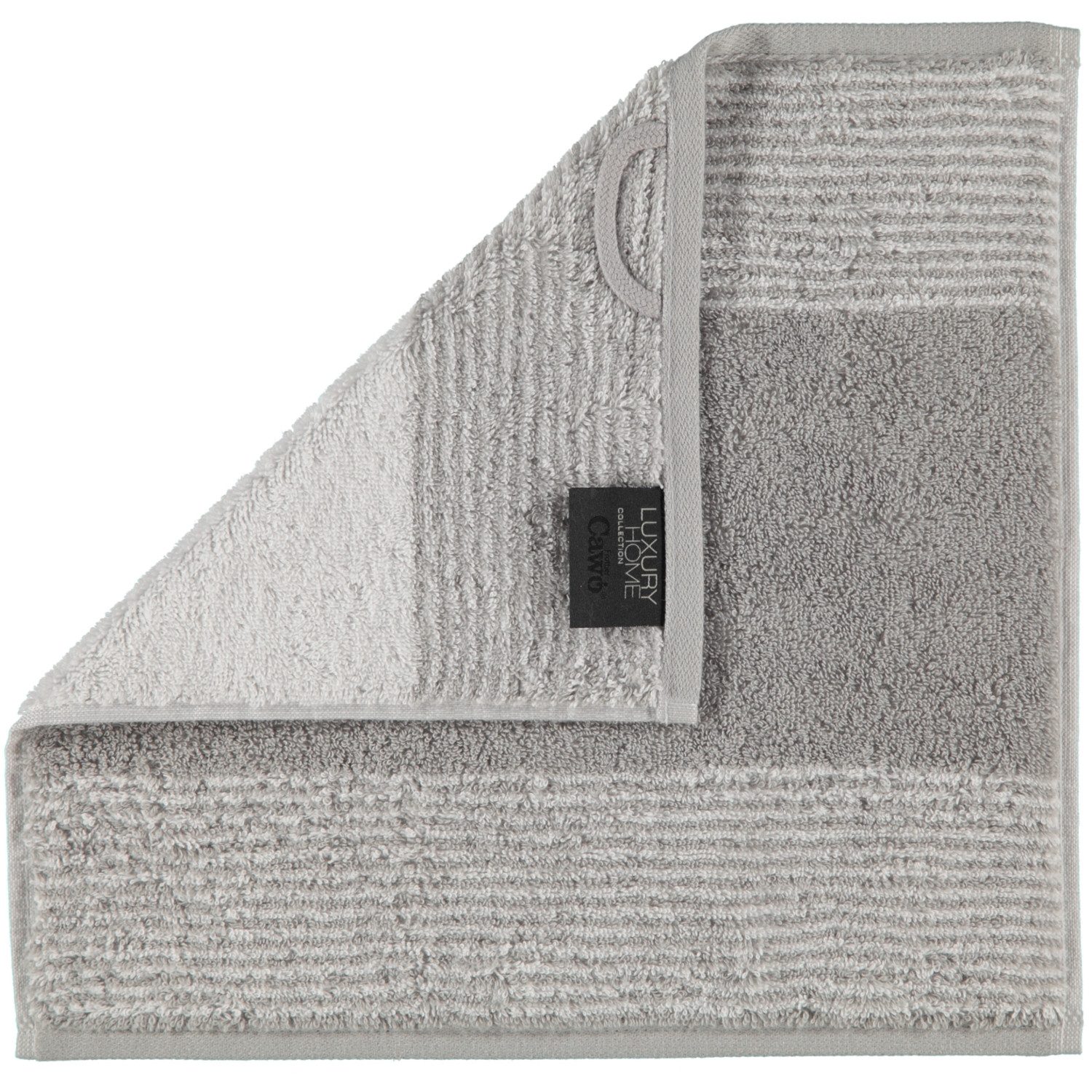 Cawö Handtuch Two-Tone 590 platin
