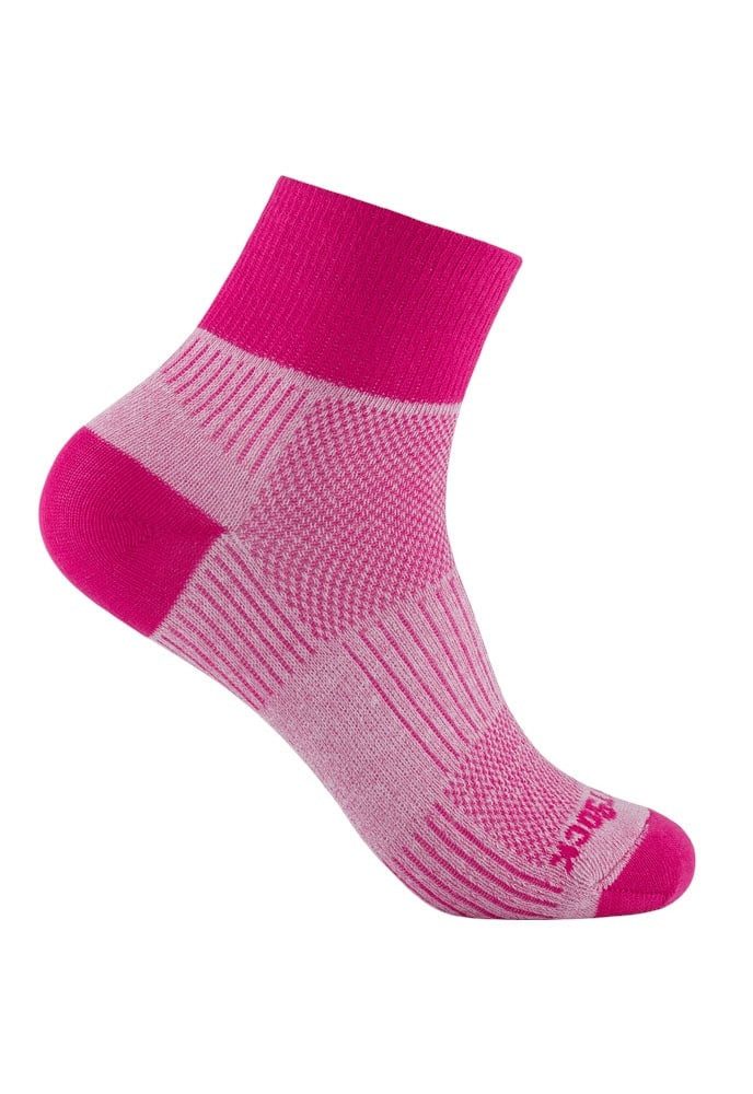 Wrightsock Sportsocken Quarter Coolmesh II (dünn, atmungsaktiv, bequem) pin günstig online kaufen