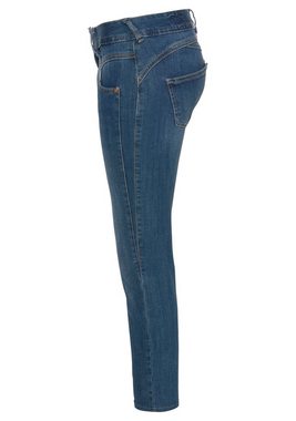 Herrlicher 7/8-Jeans GINA CROPPED POWERSTRETCH mit seitlichem Keileinsatz