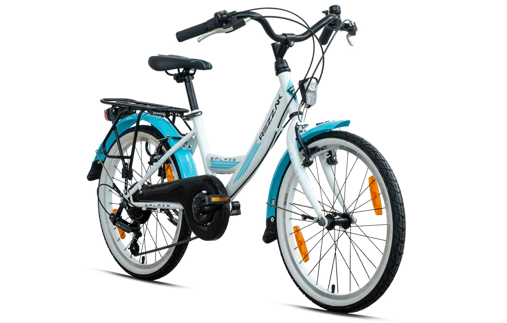 Kinderfahrrad 20 Zoll Kinderfahrrad Mädchenfahrrad 7 Gang Shimano RH 31cm Türkis