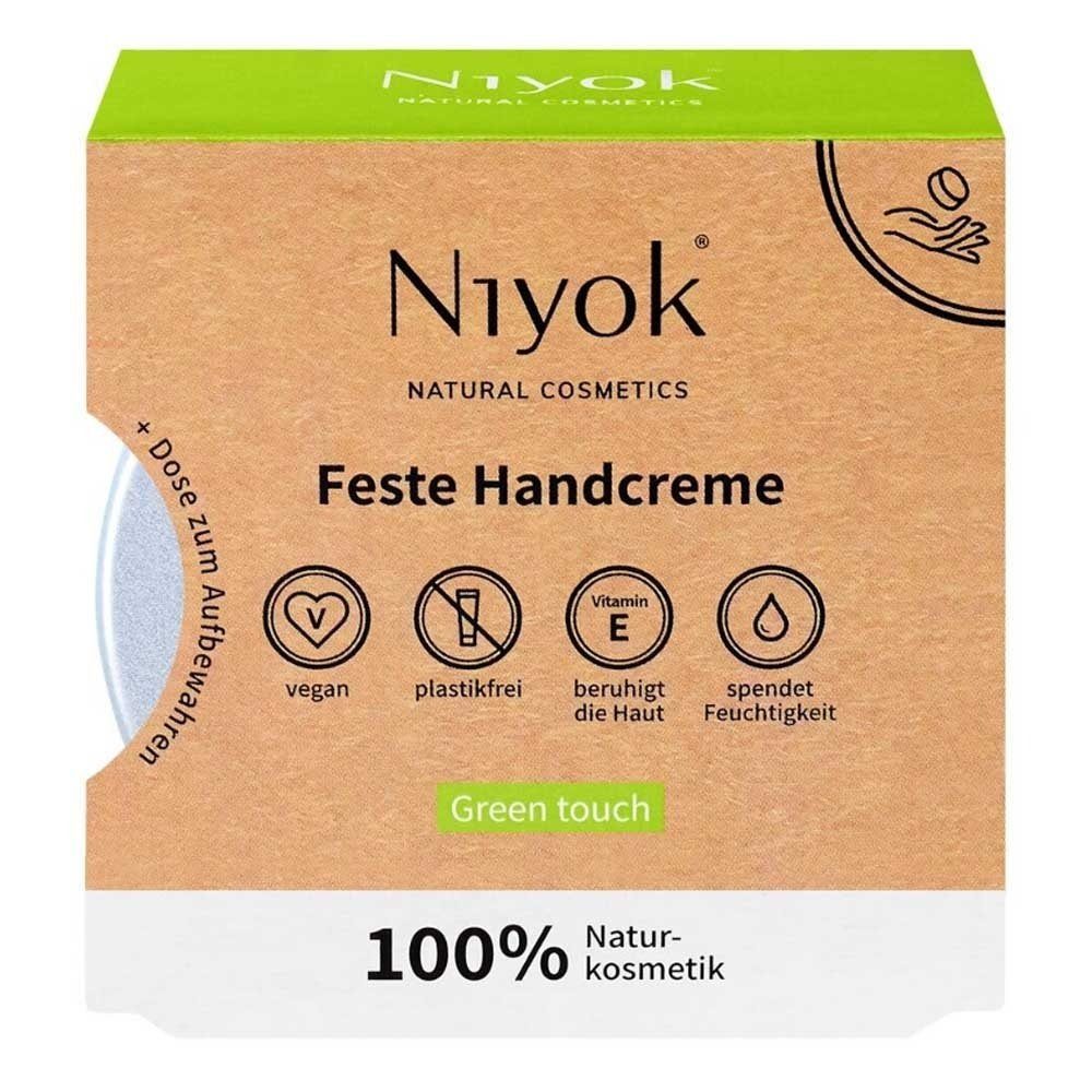 Niyok Handcreme Feste Handcreme - Green 50g touch