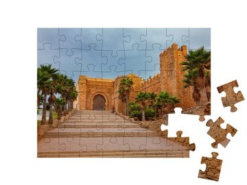 puzzleYOU Puzzle Bab el Kebir, Tor der Kasbah der Udayas, Marokko, 48 Puzzleteile, puzzleYOU-Kollektionen Afrika