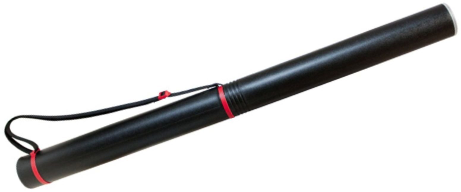 Rumold Versandkarton Zeichenrollen-Köcher 1200-1600/80mm schwarz