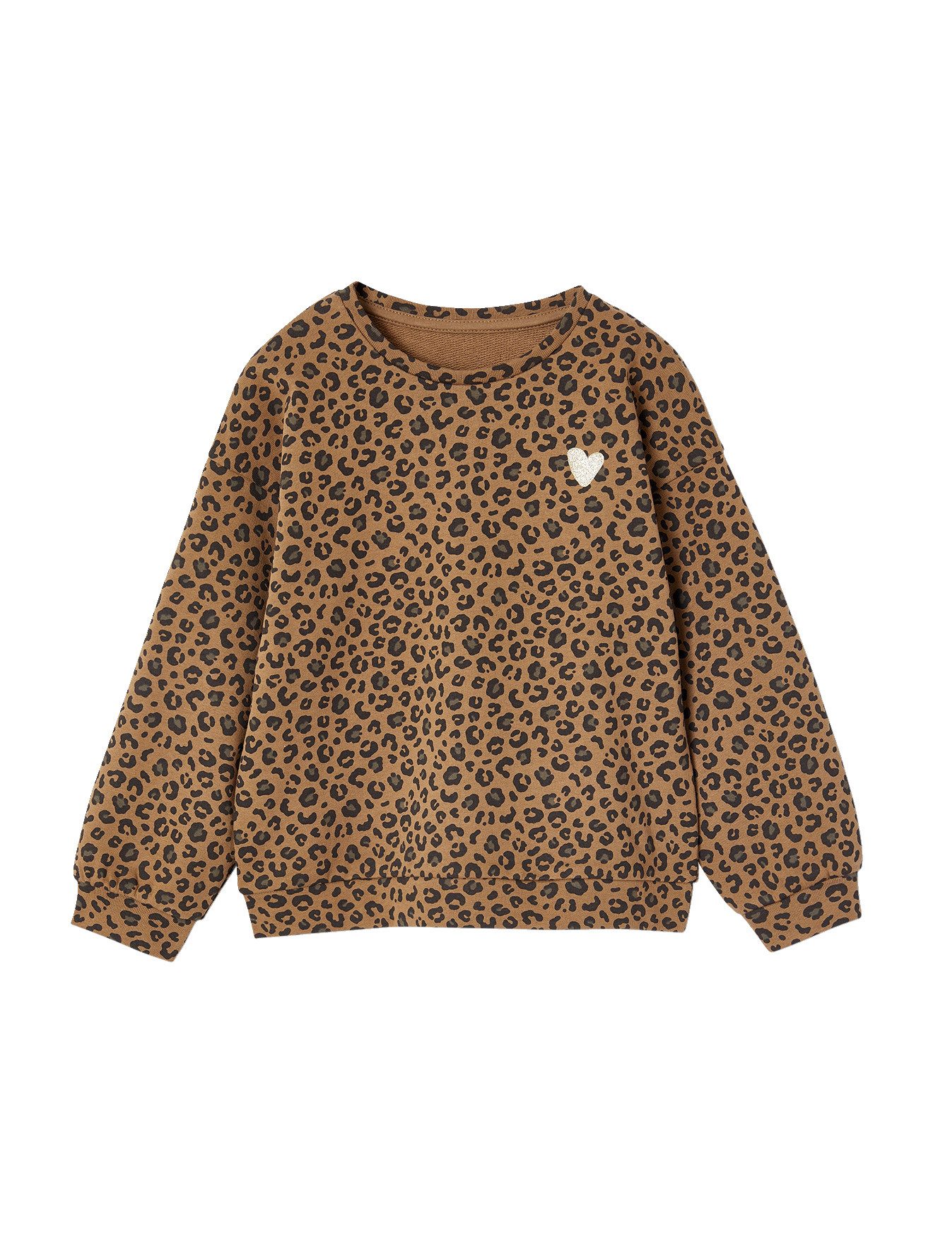 Envie de Fraise Sweatshirt Mädchen Sweatshirt Mama-Tochter-Capsule LEOPARD Mini-Me, Partnerlook