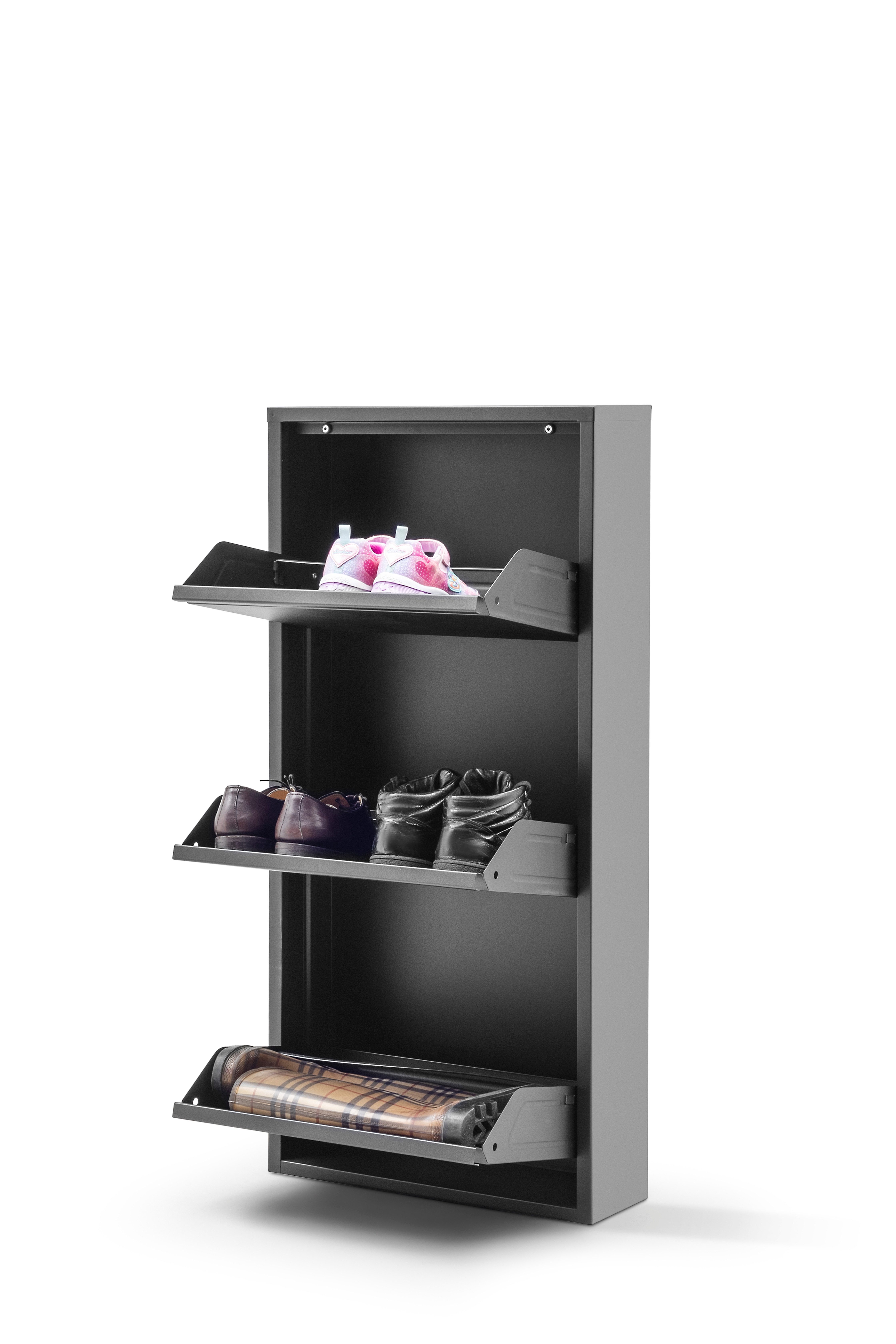gowoll Schuhregal Schmal Schuhschrank Metall Schuhkipper günstig online kaufen