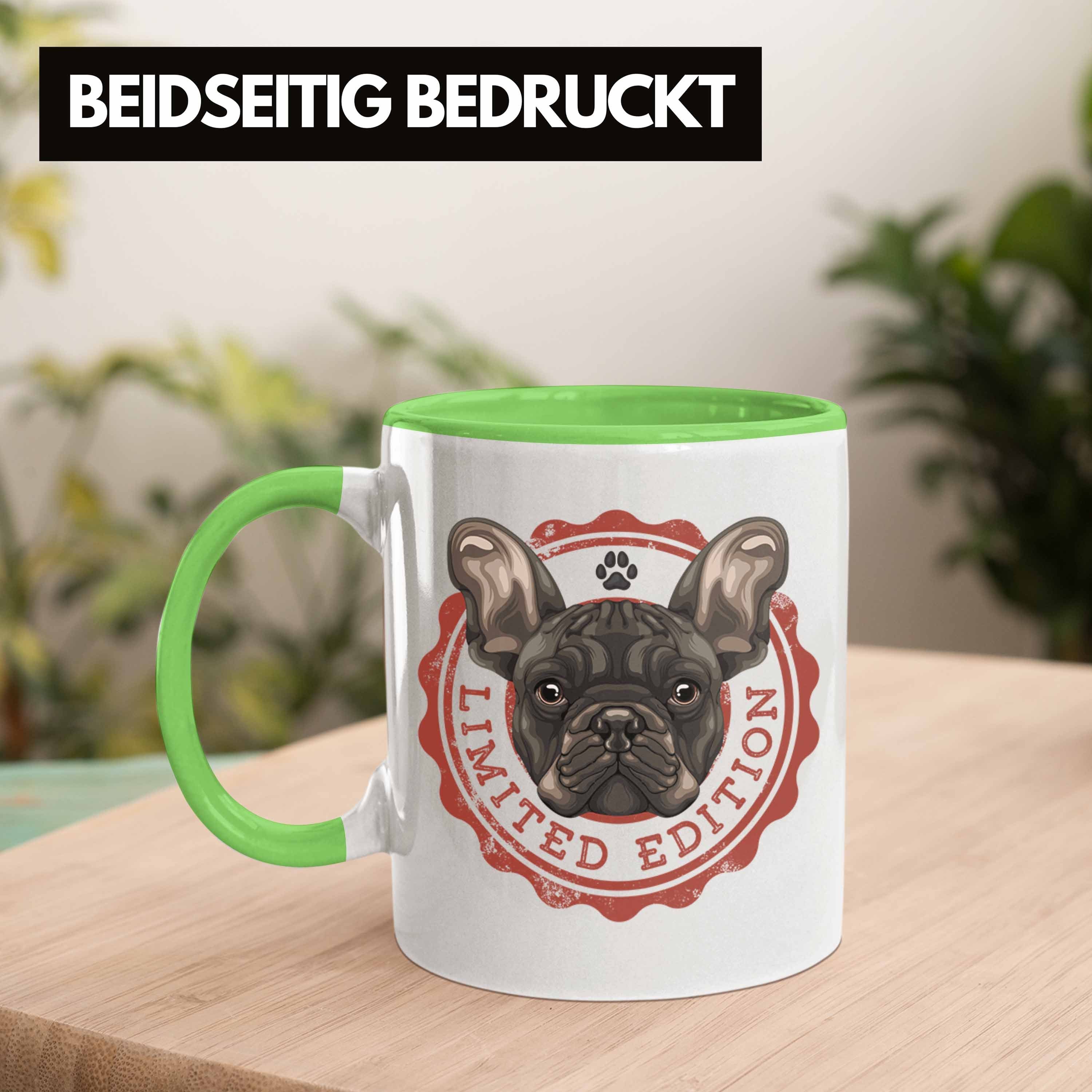 Trendation Tasse Boxer Hunde Tasse Ges Grün Boxer Geschenk Frauchen Hundebesitzerin Herrchen