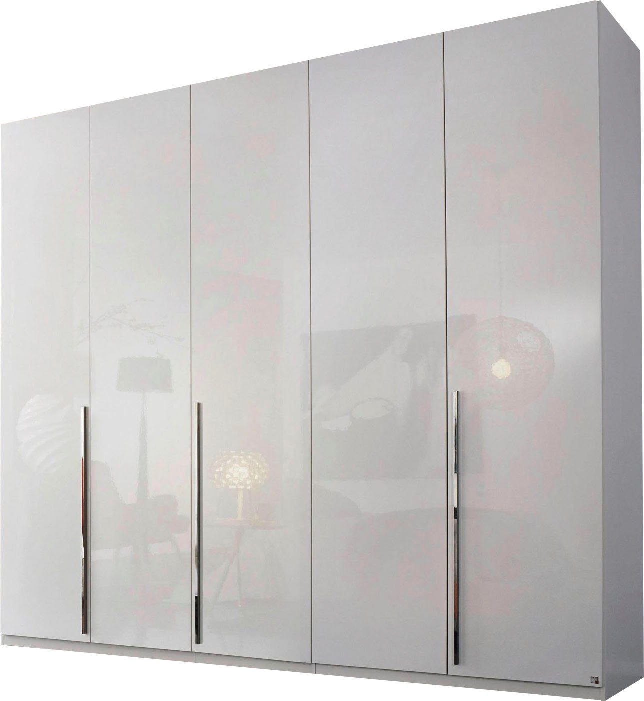 rauch Drehtürenschrank Kleiderschrank Schrank Garderobe Wäscheschrank BESTSELLER MONTCLAR mit umfangreicher Innenausstattung und Hochglanz-Front MADE IN GERMANY
