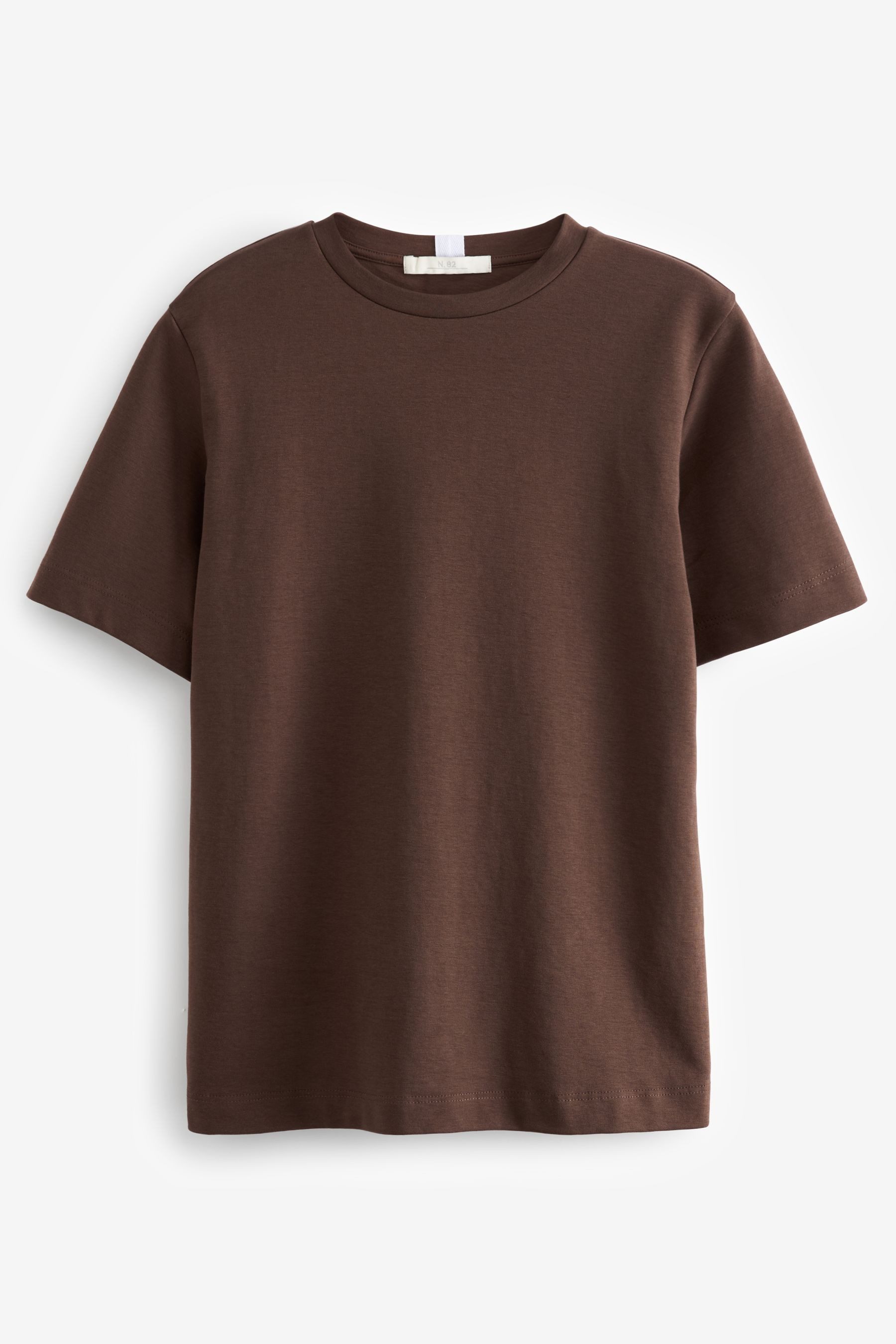 Next T-Shirt Schweres T-Shirt mit Rundhalsausschnitt günstig online kaufen