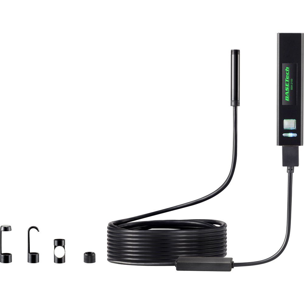 Basetech BSK-2100 USB-Endoskop Sonden-Ø: 8 mm Sonden-Länge: 10 m Inspektionskamera