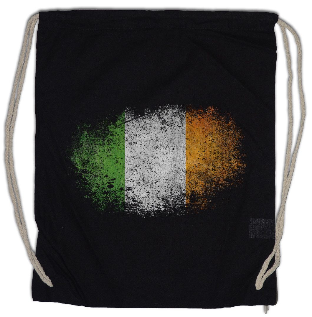 Urban Backwoods Turnbeutel Irish Flag Vintage Turnbeutel Belfast Irland Ireland Kleeblatt Fahne (1-tlg), Flagge Irish Fighting Green