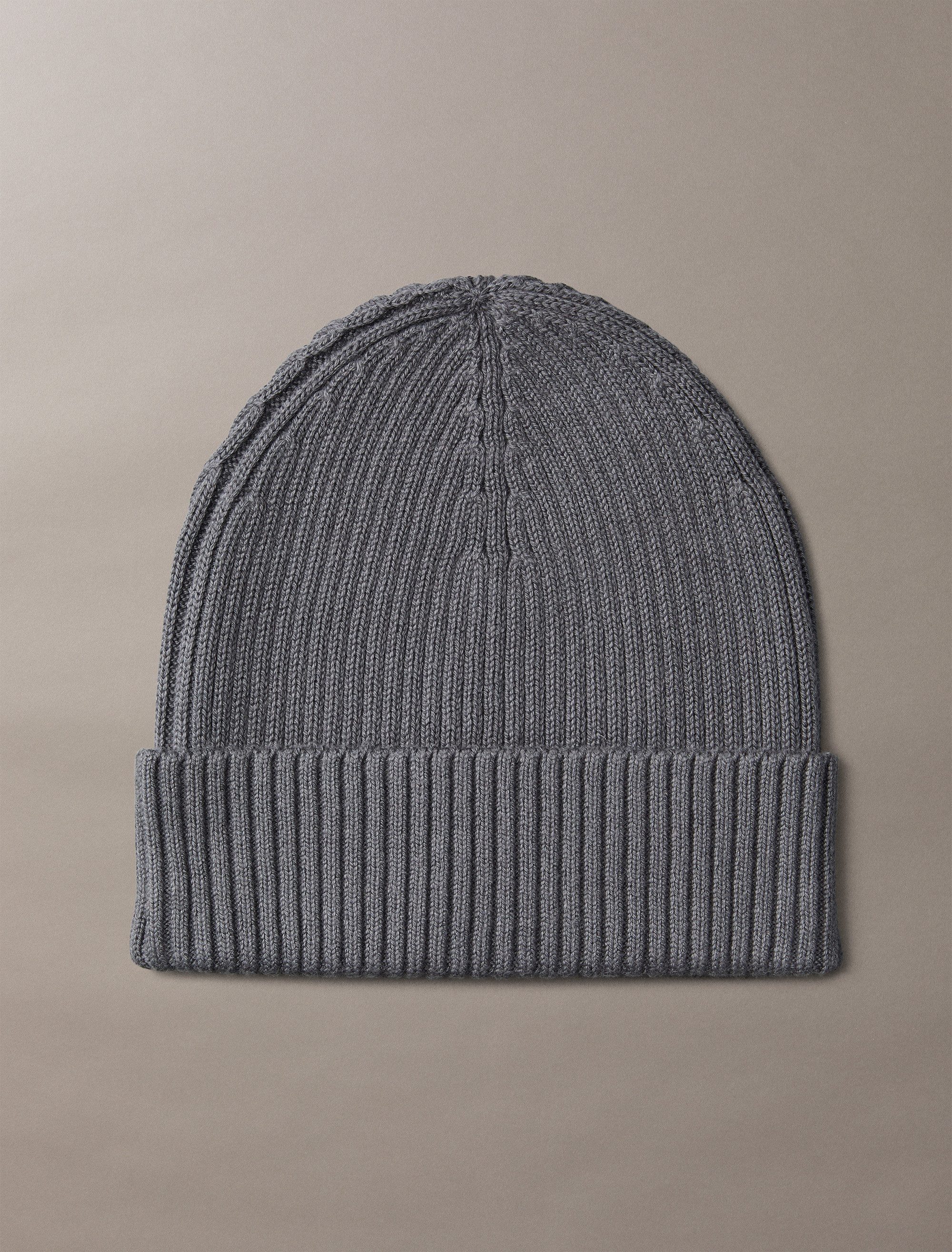 Calvin Klein Strickmütze PATCH CHUNKY RIB günstig online kaufen