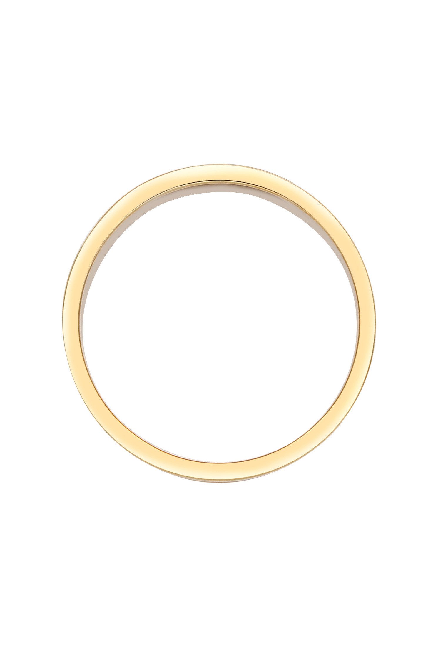 Kuzzoi Silberring Herren Bandring Emaille Casual 925 Silber