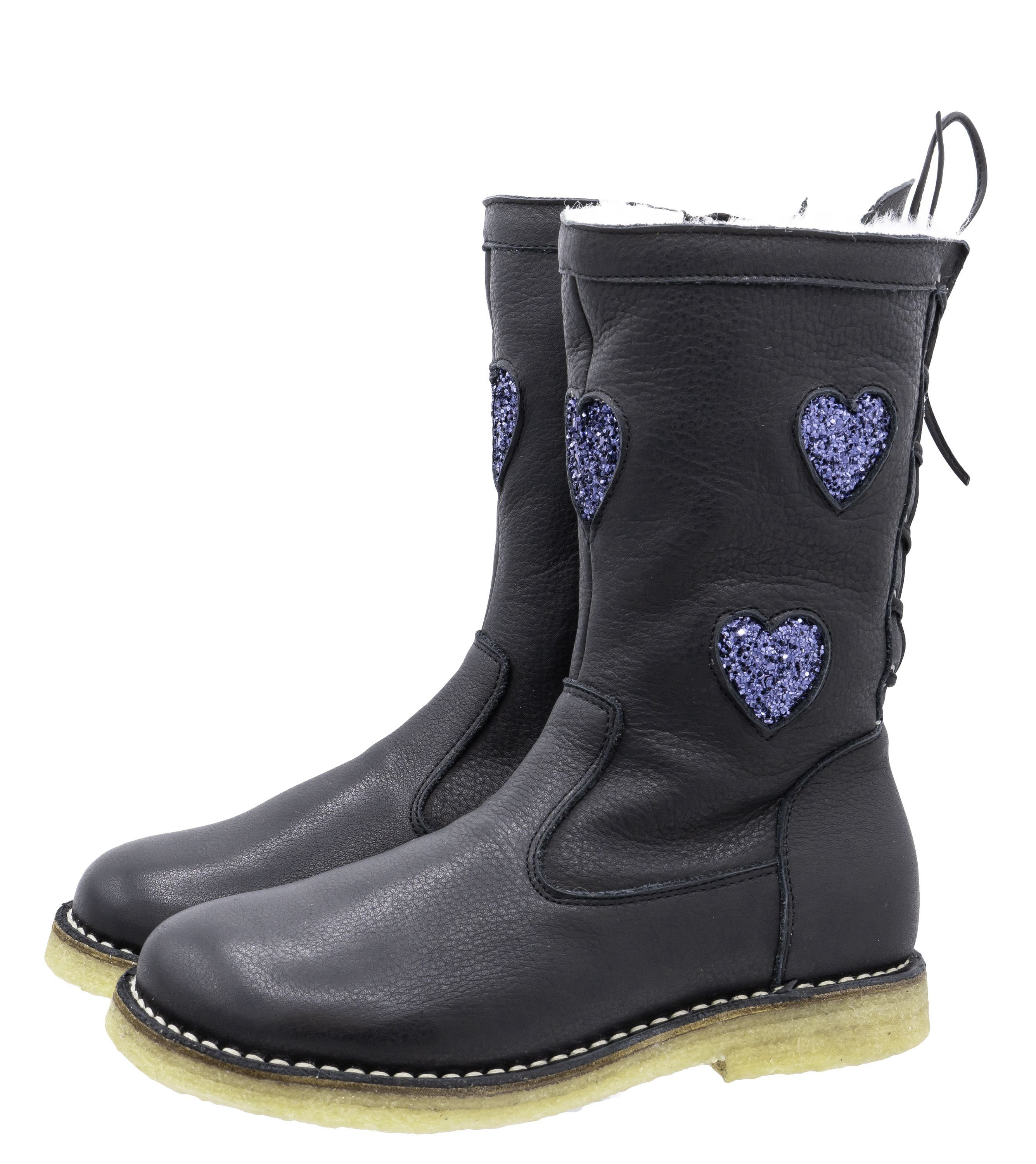 Zecchino d'Oro Zecchino d'Oro Чоботи A06-4665 Boots Lammfell Чоботиette Schnürstiefelette