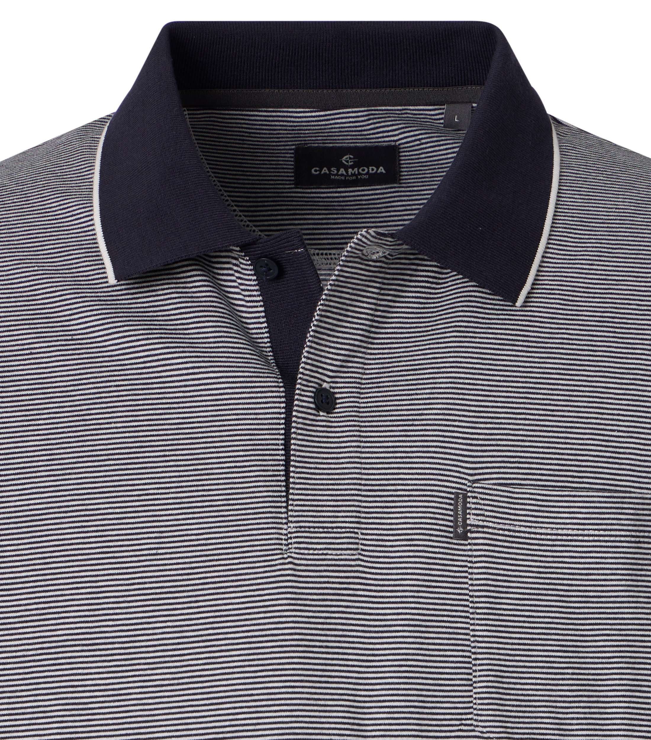 CASAMODA Poloshirt CASAMODA Polo-Shirt gestreift
