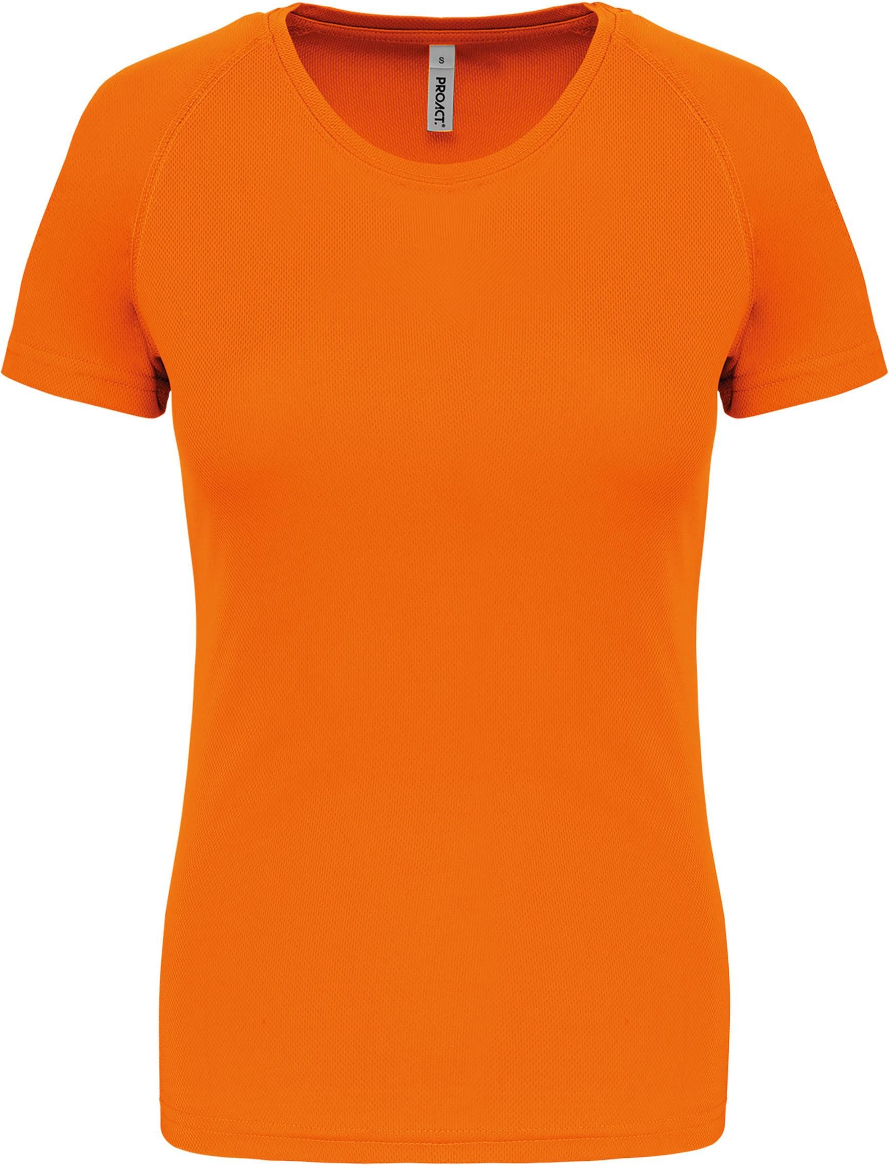Trainingsshirt Damen Basic Sport Funktionsshirt Kurzarm