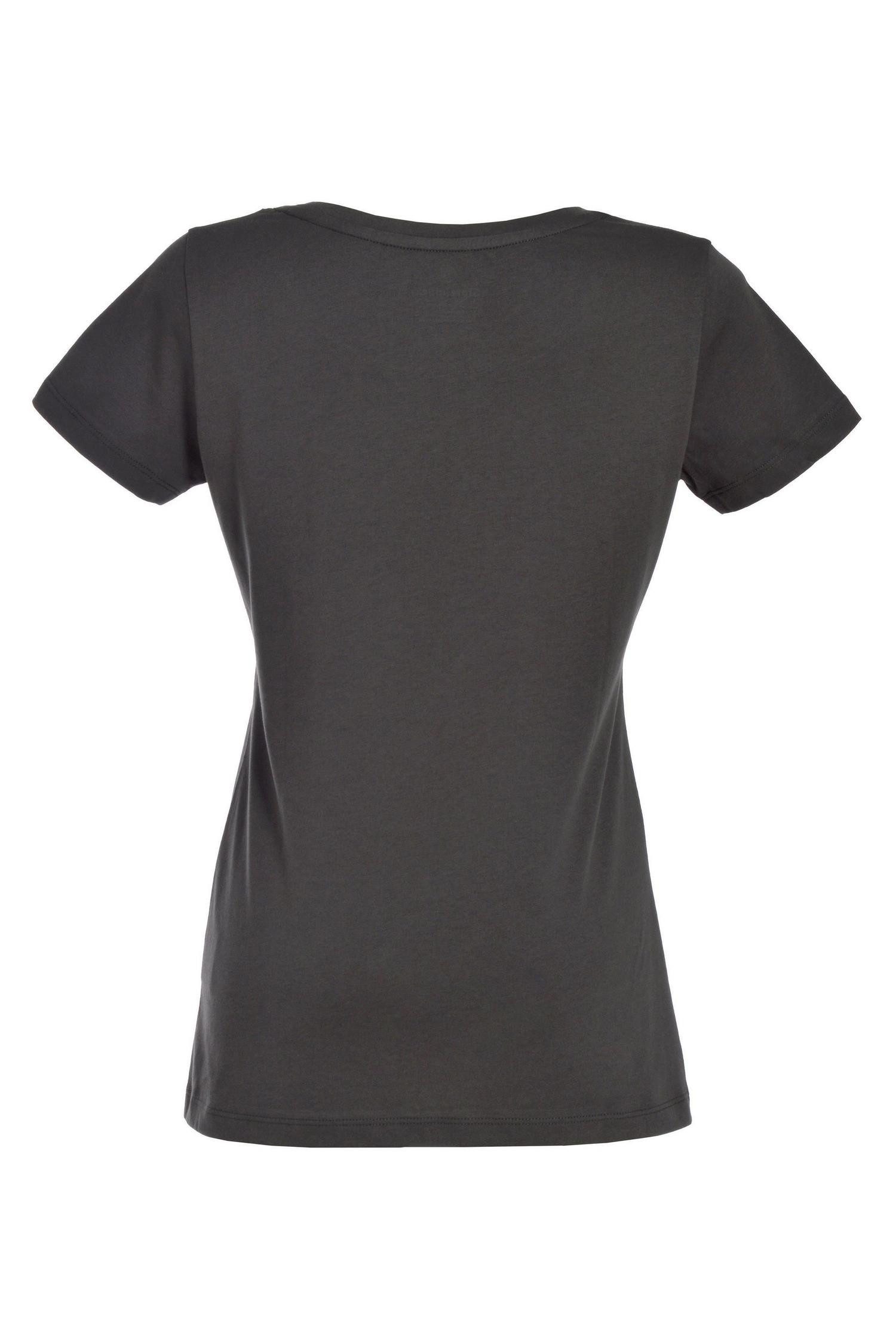 Gipfelglück T-Shirt Gipfelglück Damen T-Shirt Carlotta, Wander Woman-Print Pflegeleicht, Bio-Baumwolle