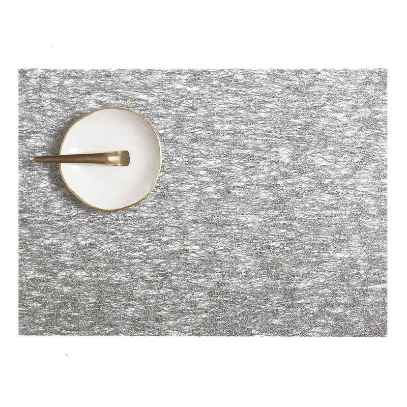 Platzset, »Metallic Lace Rectangle Silver«, Chilewich, (1-St)