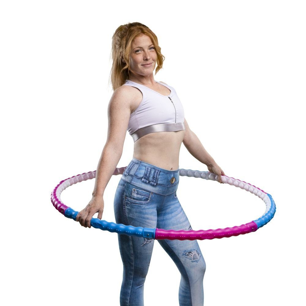Hoopomania Hula-Hoop-Reifen Hoopomania Body Hoop, Hula Hoop mit 77 Massagenoppen, 0.95kg