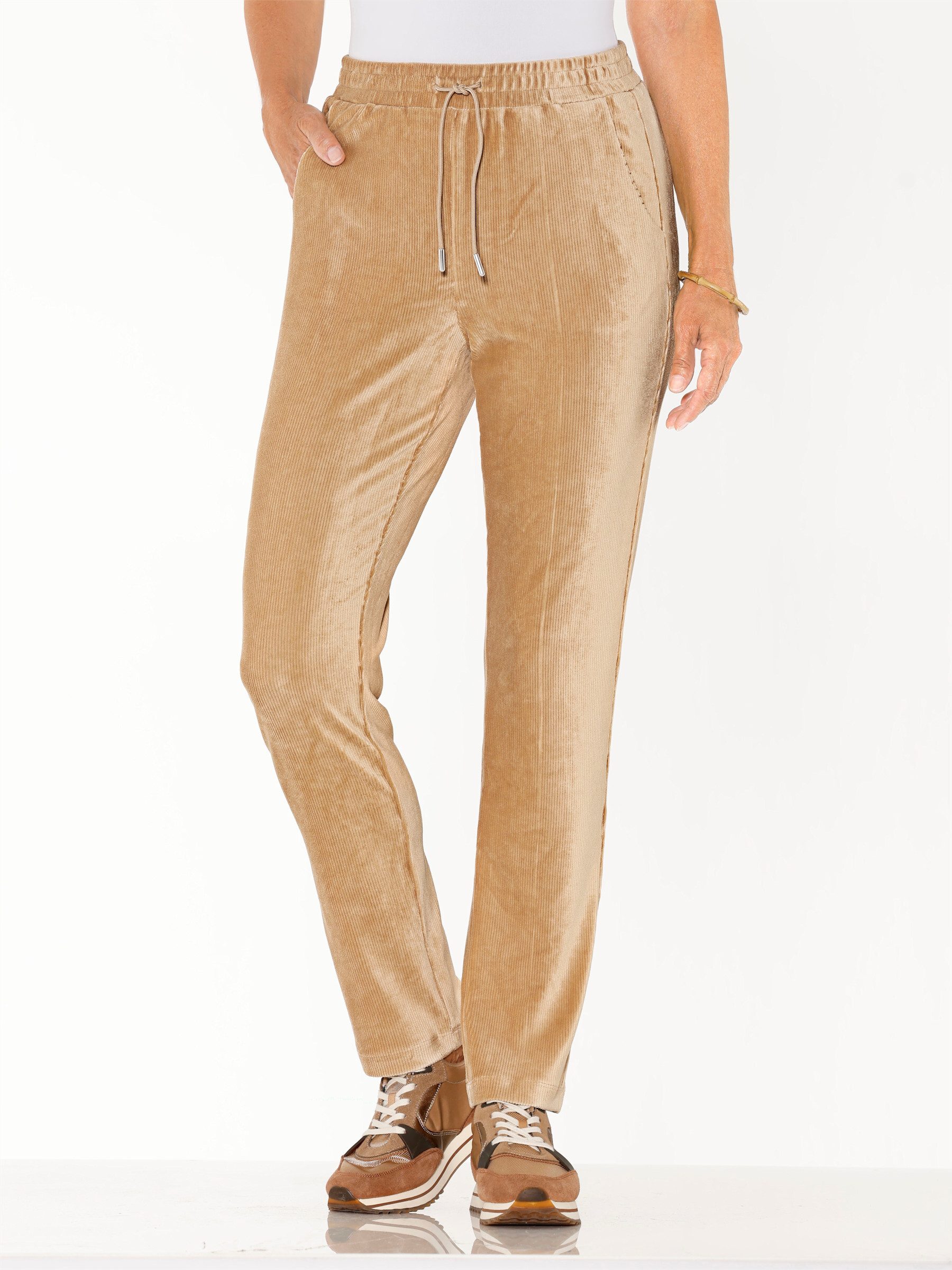 Jerseyhose Cord-Hose komfortabel
