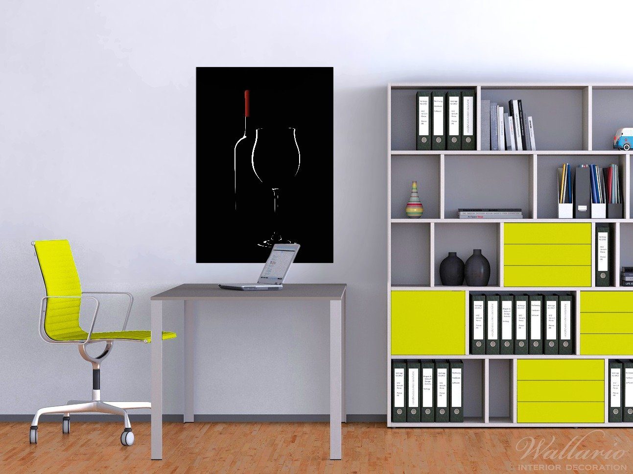 Wallario Poster, Rotwein bei Nacht, in günstig online kaufen