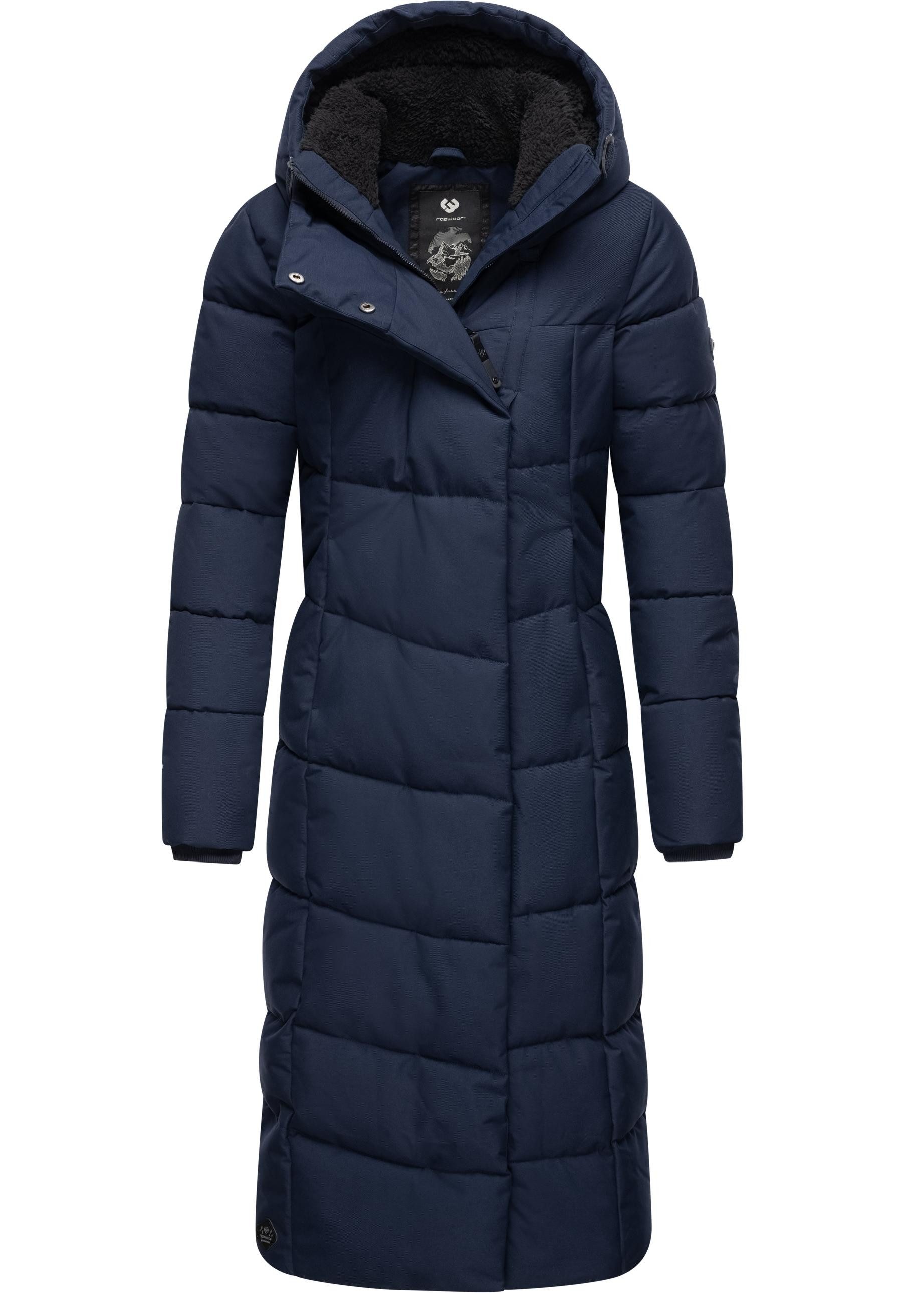 Ragwear Steppmantel Pavla Extralong zeitloser, wasserdichter Damen Winterma günstig online kaufen