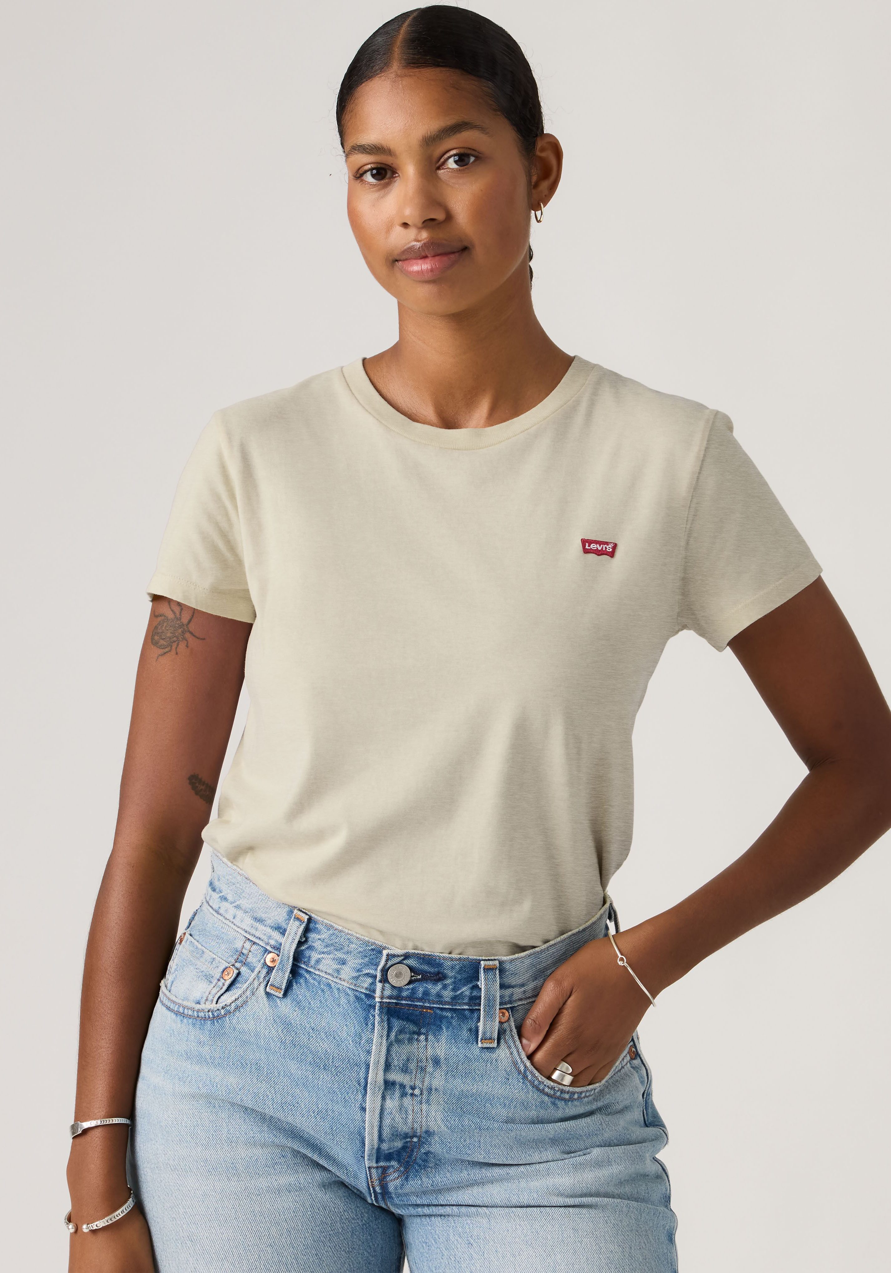 Levi's® T-Shirt TEE Minilogo mit kleiner Logostickerei