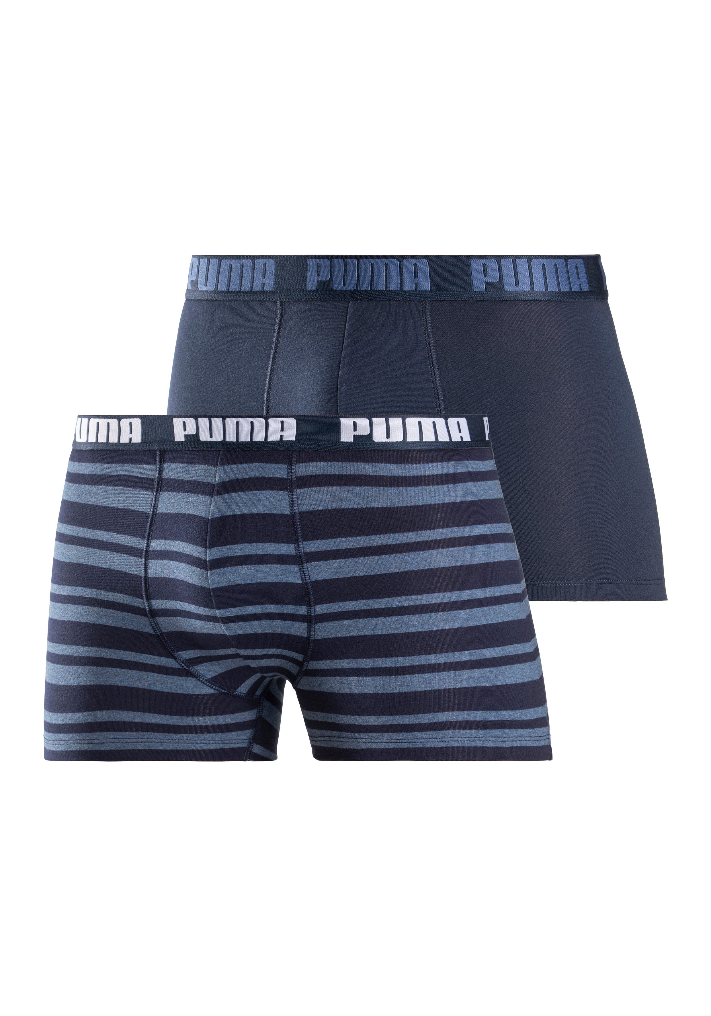 PUMA Boxershorts PUMA MEN EVERYDAY PLACED LOGO BOXERS 2P (Packung, 2er Pack günstig online kaufen