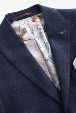 Next Baukastensakko Anzug mit Strukturkaro im Tailored Fit: Sakko (1-tlg)
