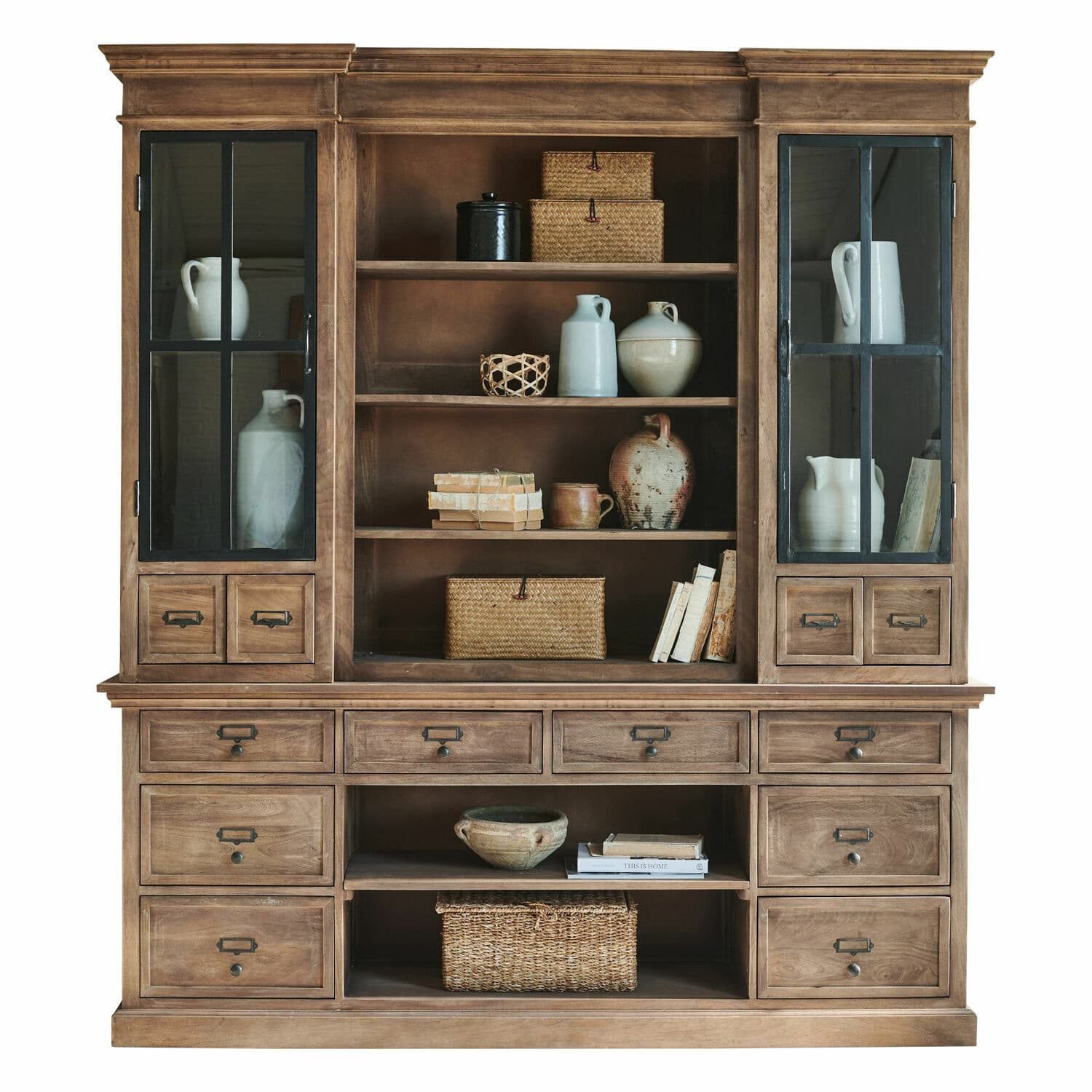 Mirabeau Mehrzweckschrank Schrank Horsens braun
