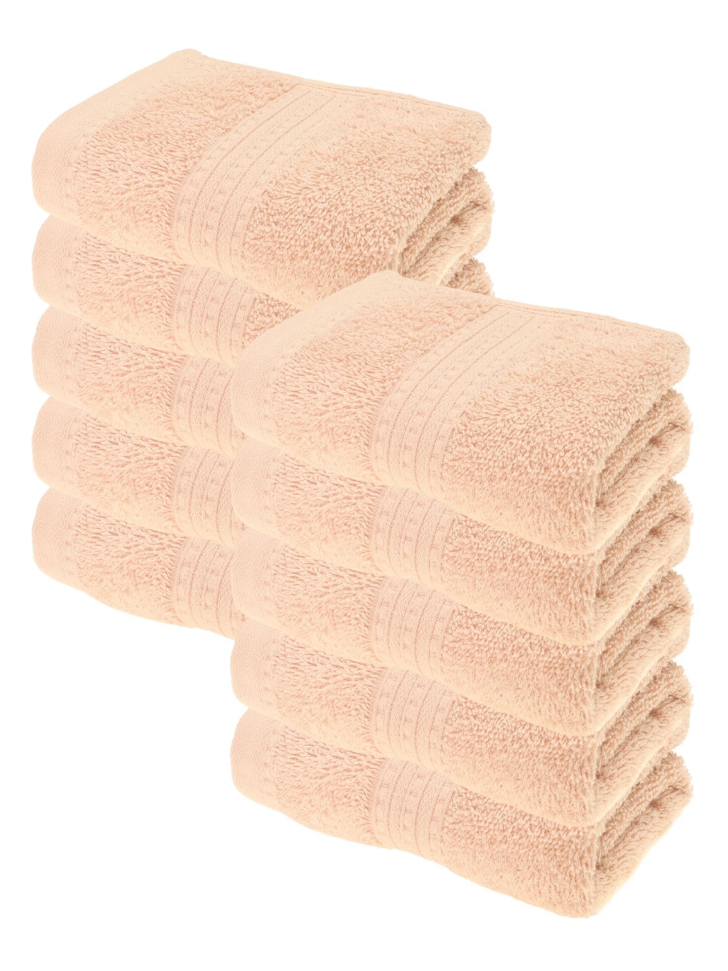 Julie Julsen Handtücher 10-Handtücher-Pastell Rosa, Bio-Baumwolle günstig online kaufen