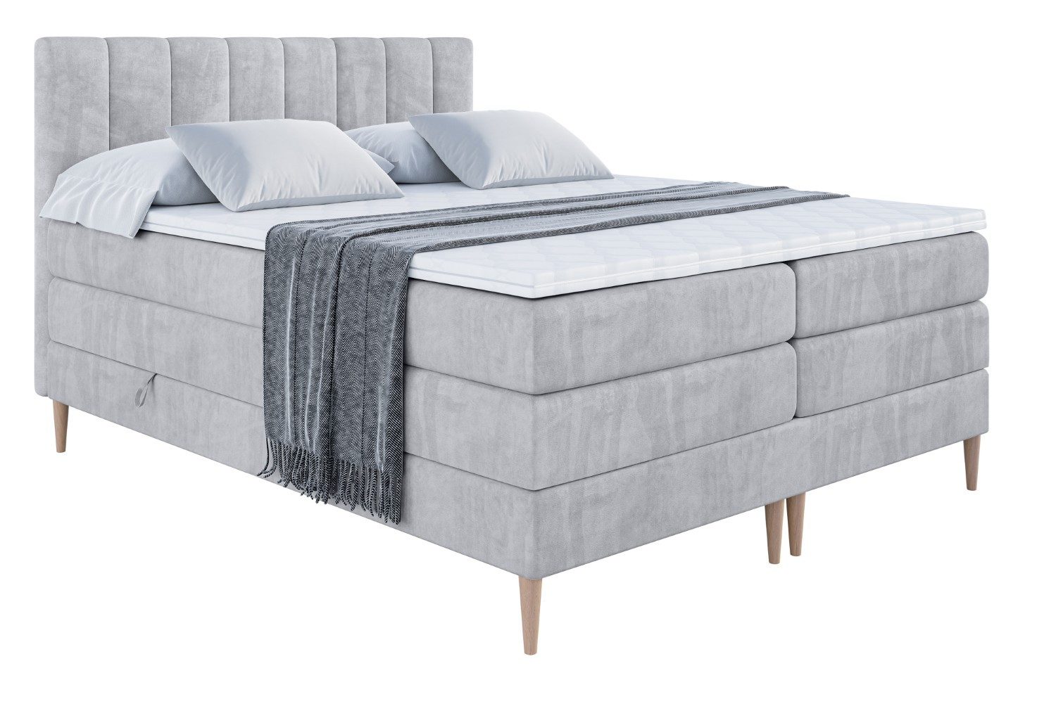 ALTDECOR Boxspringbett OTTA-F KING (Multipocket-Matratze H4, günstig online kaufen