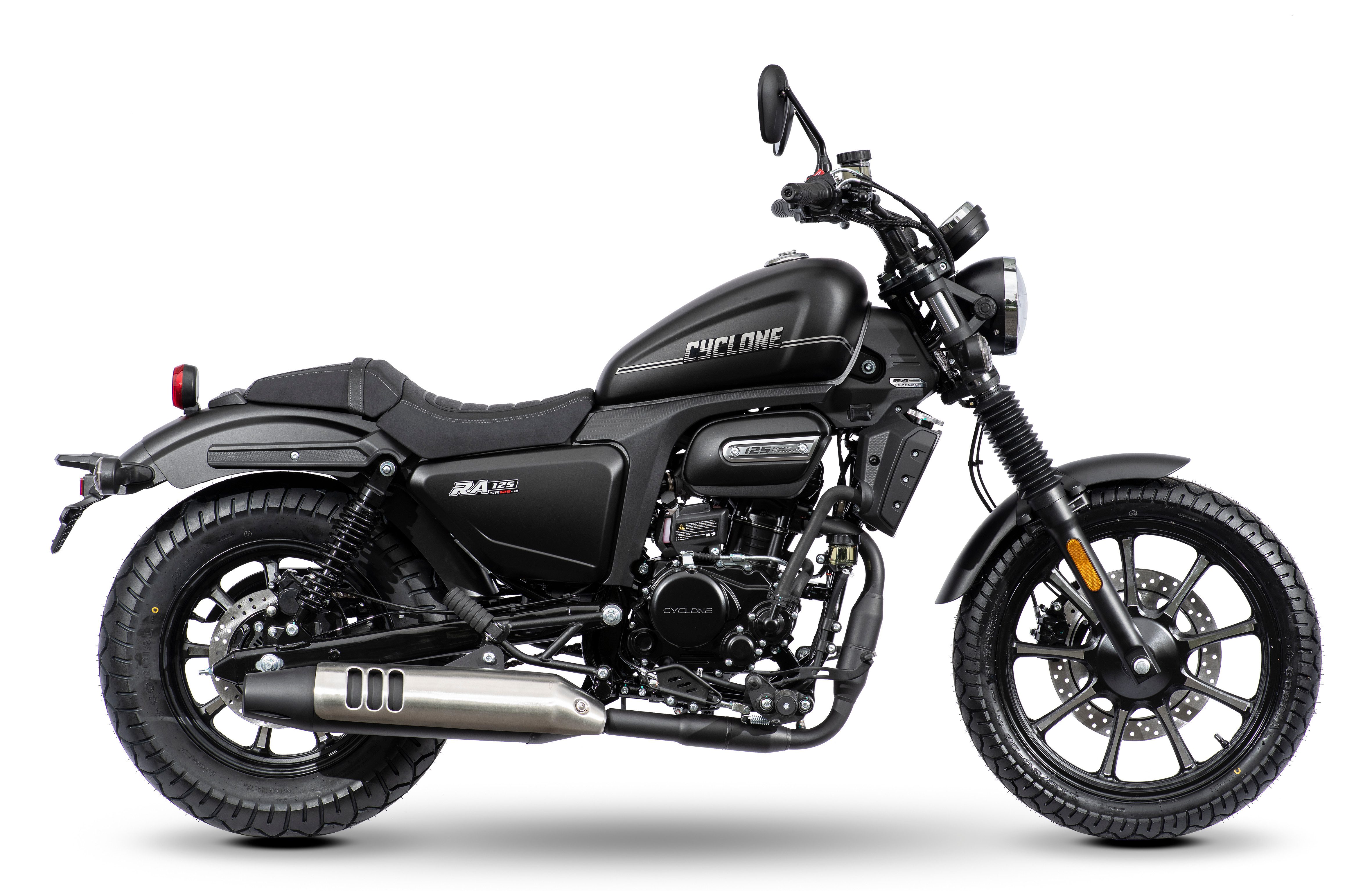 Cyclone Motorrad RA125 Plus, 125, E5+, Cruiser, 124 ccm, 99 km/h, Euro 5+, 11 kW, 15 PS, ABS, 125er Chopper, digitales Cockpit