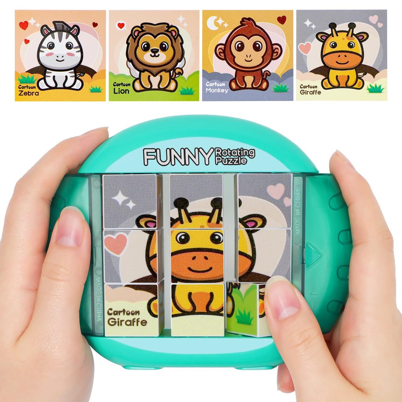 CLTYQ Lernspielzeug Drehbares 3D Puzzle 9 günstig online kaufen