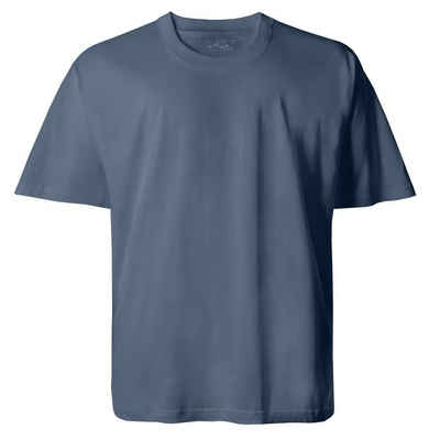 Lucky Star Rundhalsshirt Übergrößen Basic T-Shirt von Lucky Star in denim-blau