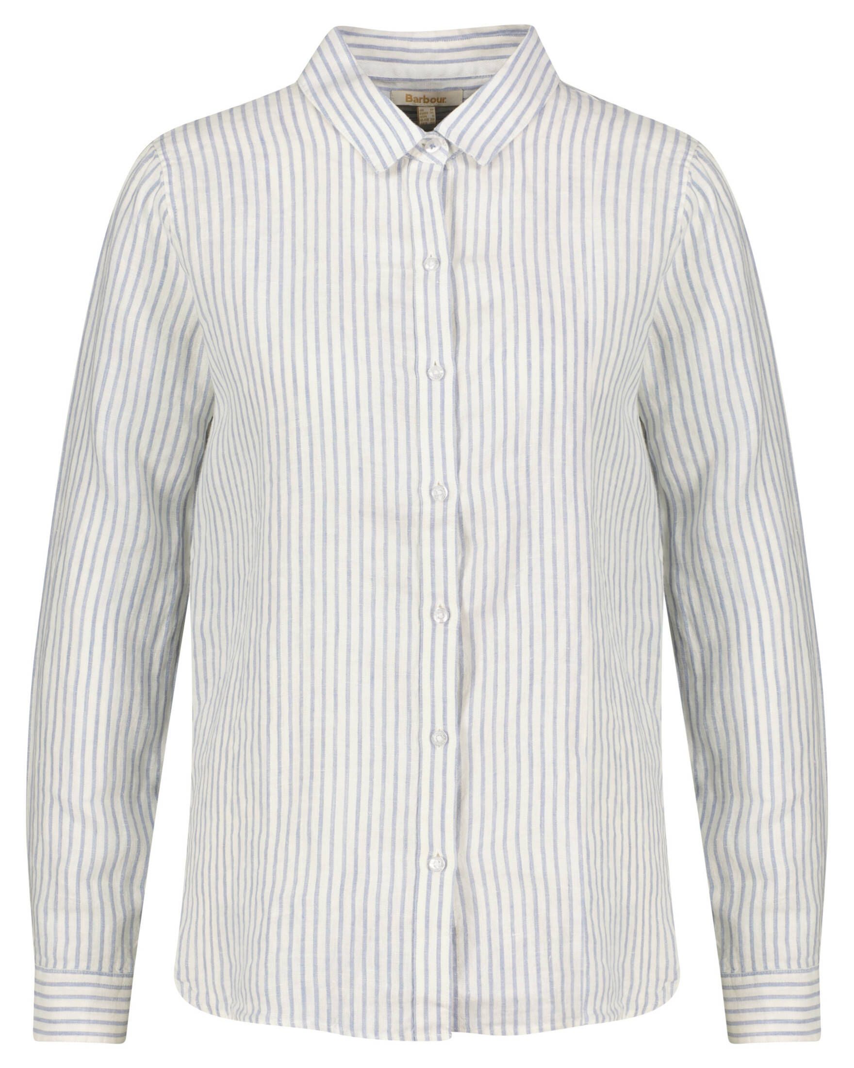Klassische Bluse Damen Leinenbluse MARINE Relaxed Fit