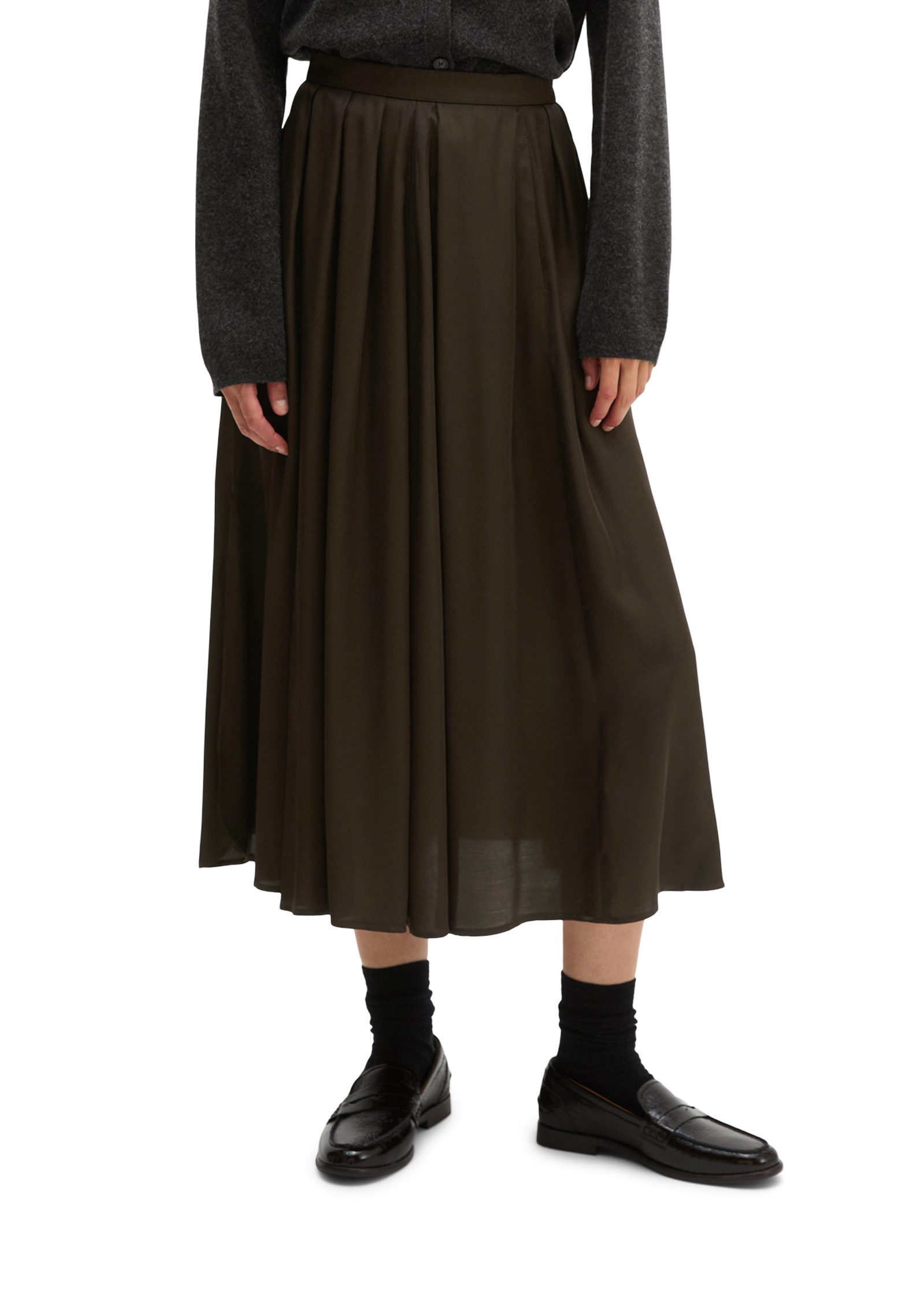 Marc O'Polo Webrock aus fließendem Viskose-Satin