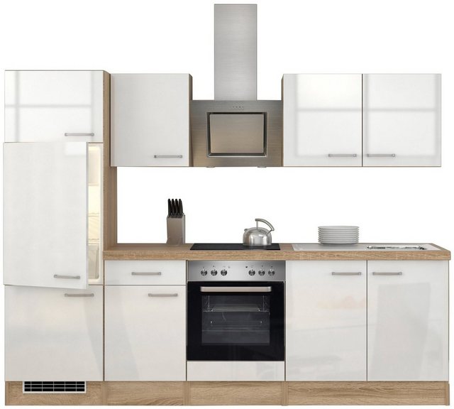 Flex-Well Küchenzeile »Florenz«, mit E-Geräten, Gesamtbreite 270 cm-Otto