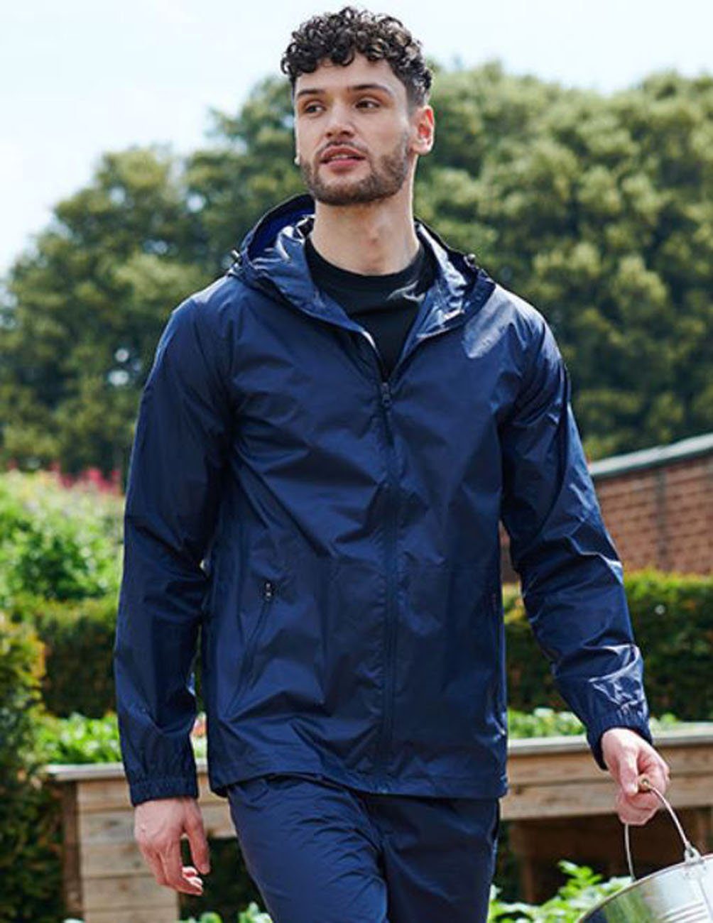 Regatta Professional Regenjacke wasserdichte, winddichte Herren Regenjacke / Windjacke für Männer verstaubar in Tasche / Beutel