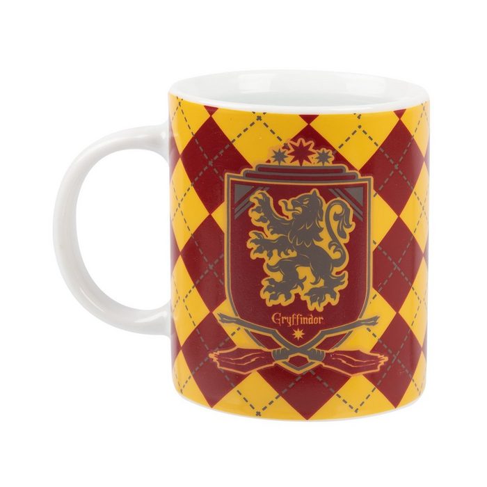 United Labels® Tasse Harry Potter Zaubertasse - Gryffindor Kaffeetasse Becher Kaffeebecher Tasse aus Porzellan Farbwechseltasse 320 ml Porzellan