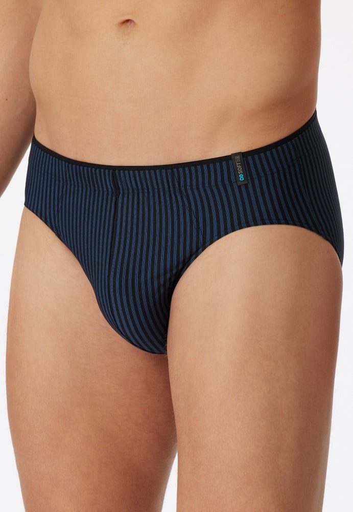 Slip Supermini Long Life Soft 174645 (Schlüpfer) schwarz/navyblau gestreift