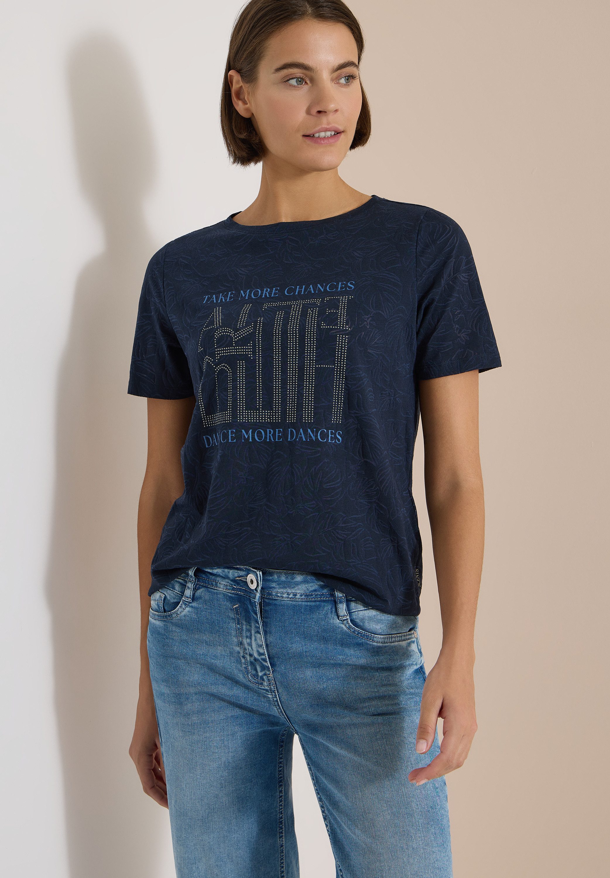 CECIL T-Shirt mit Wording-Print