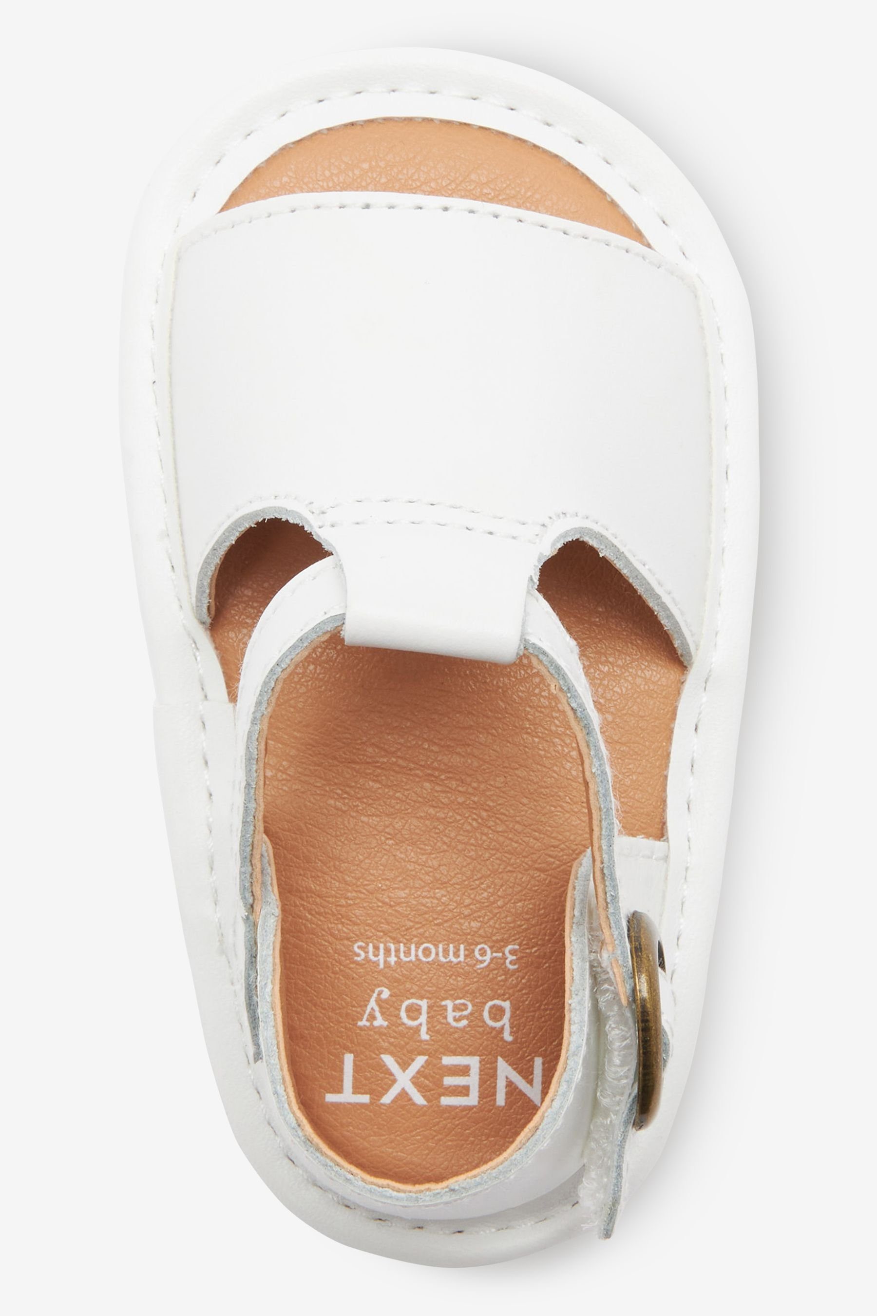 aus White Sandale Leder Next (1-tlg) Baby-Sandalen