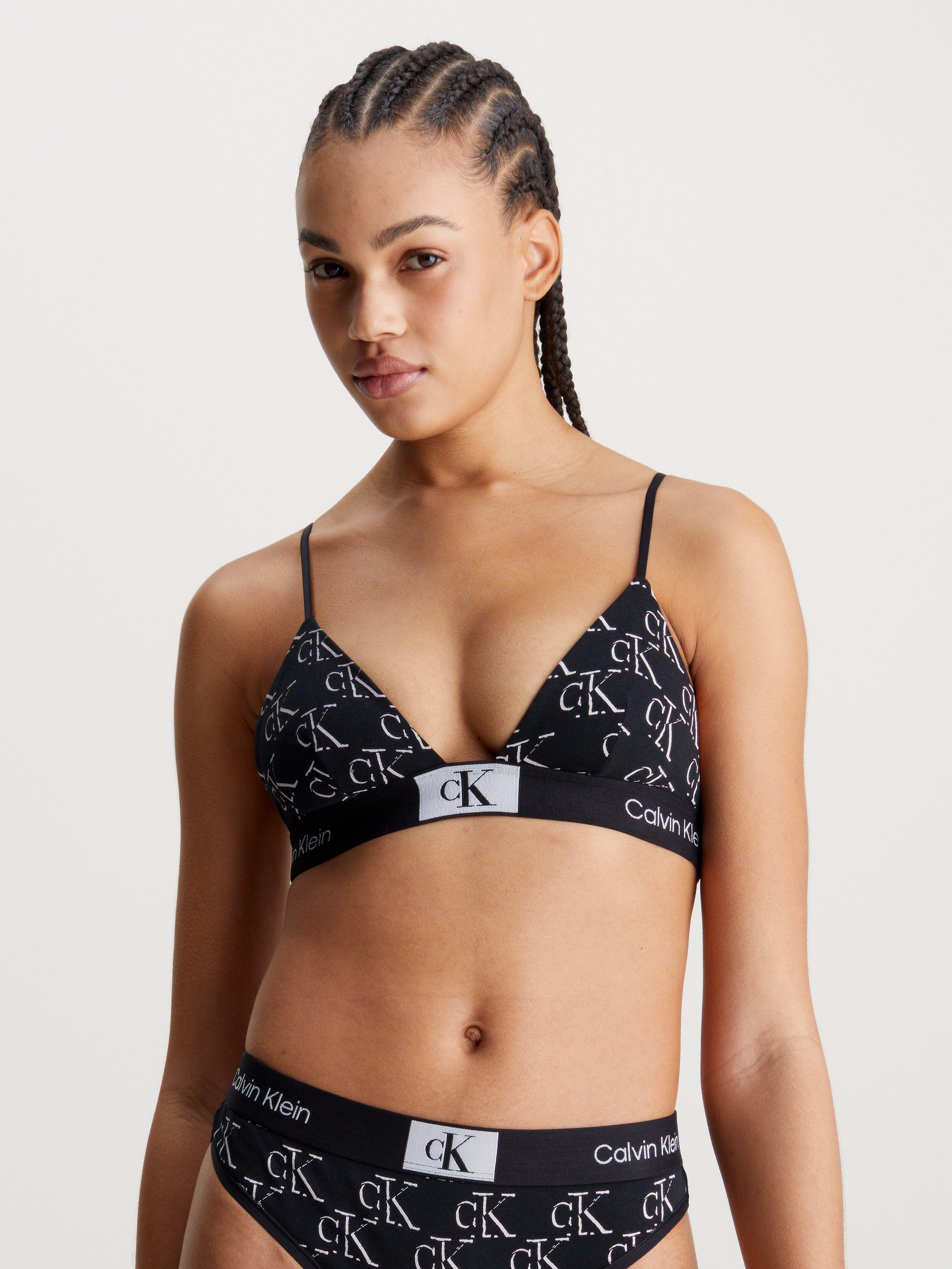 Calvin Klein Underwear Bralette-BH UNLINED TRIANGLE mit klassischem CK-Logo günstig online kaufen