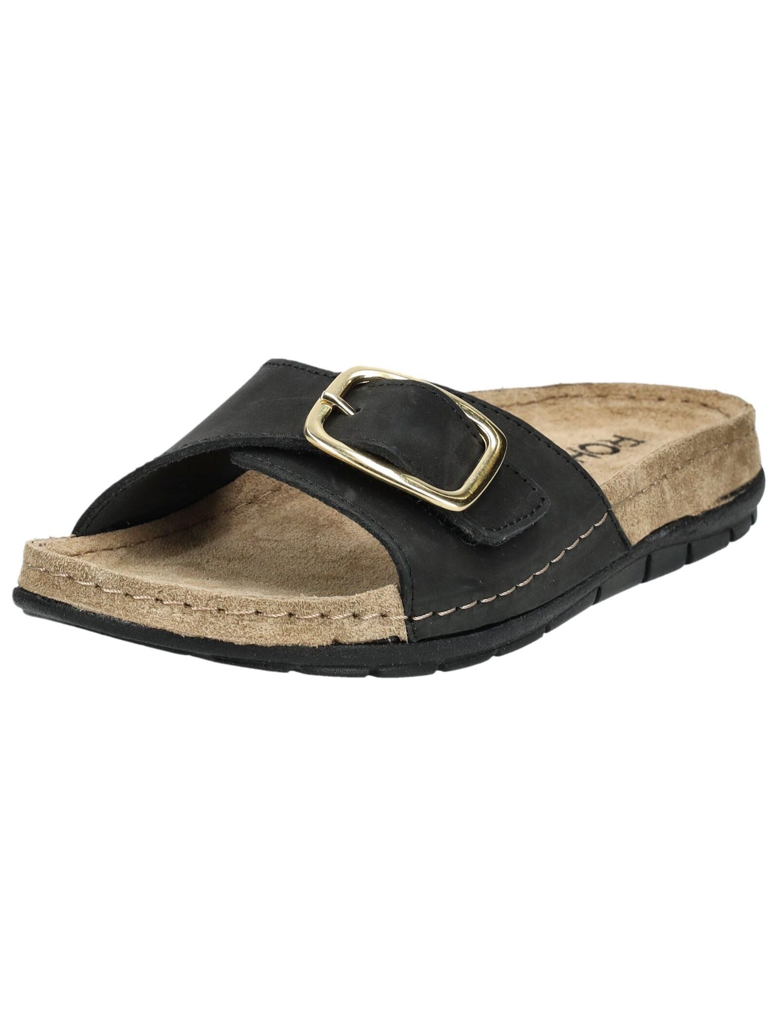 Rohde Rohde Pantoletten Nubukleder Hausschuh