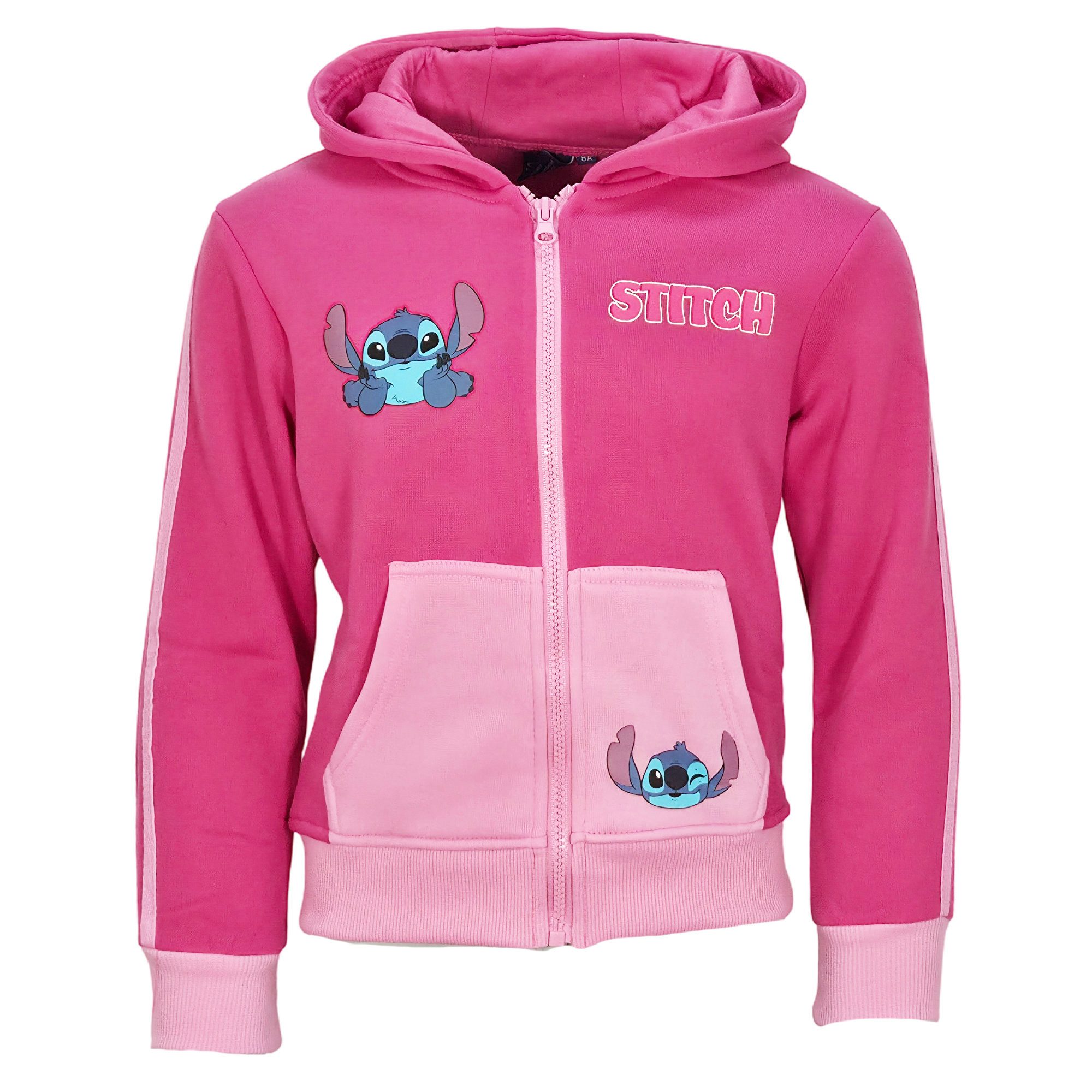 Kapuzenpullover Disney Lilo u Stitch Mädchen Reißverschluss Hoodie Pullover