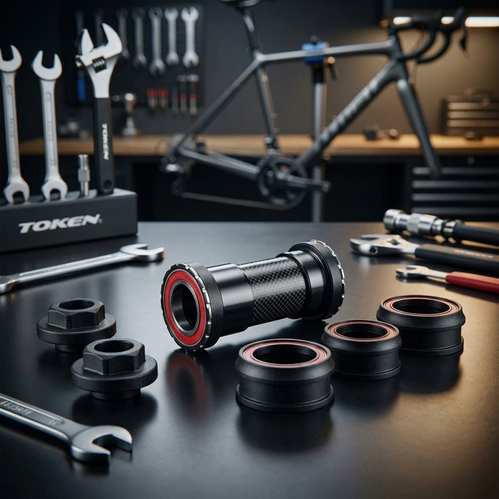 Token Fahrradpedale TOKEN Innenlager Thread Fit Set TF24 BB86/BB90/BB92/BB30/PF30 : Shiman