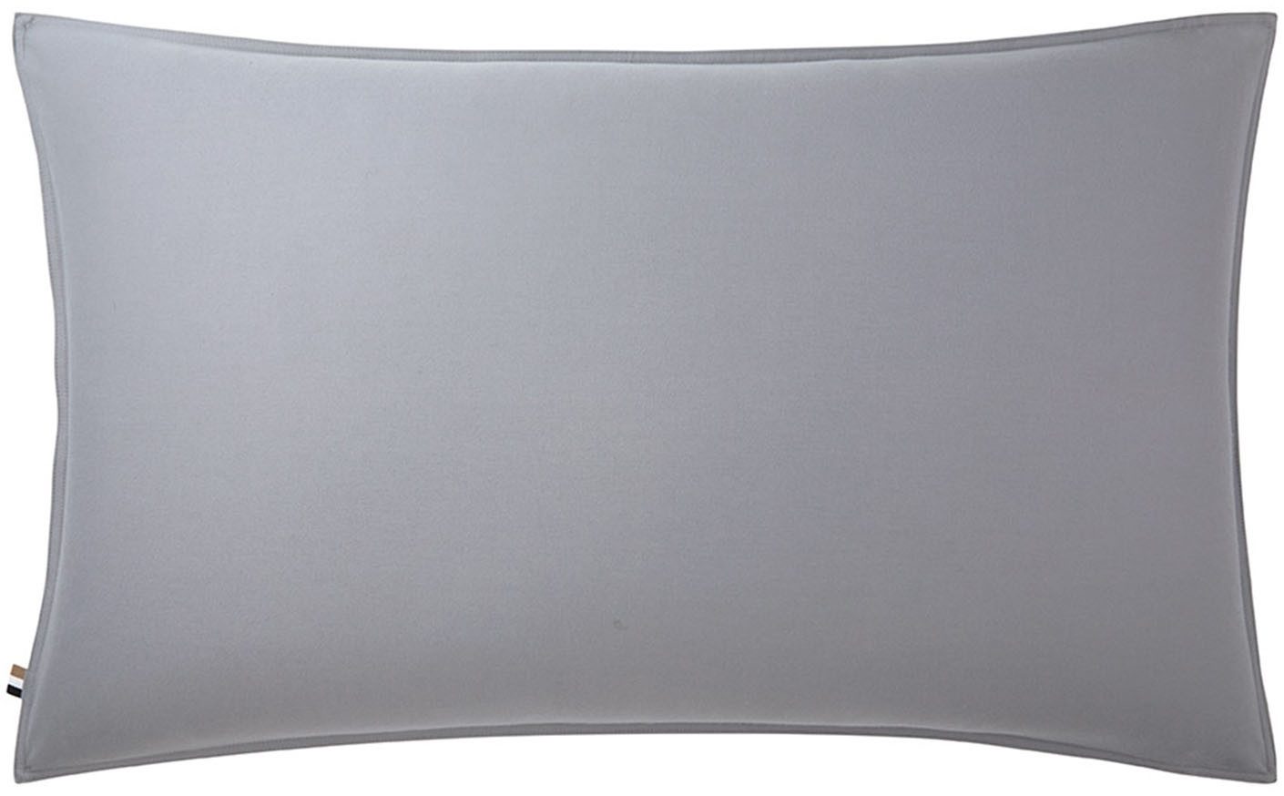 BOSS Home Bettwäsche BEBOSS, Satin, 2 teilig, ab 135x200 cm, mit Label-Applikationen, edles Peach-Finish, Premium