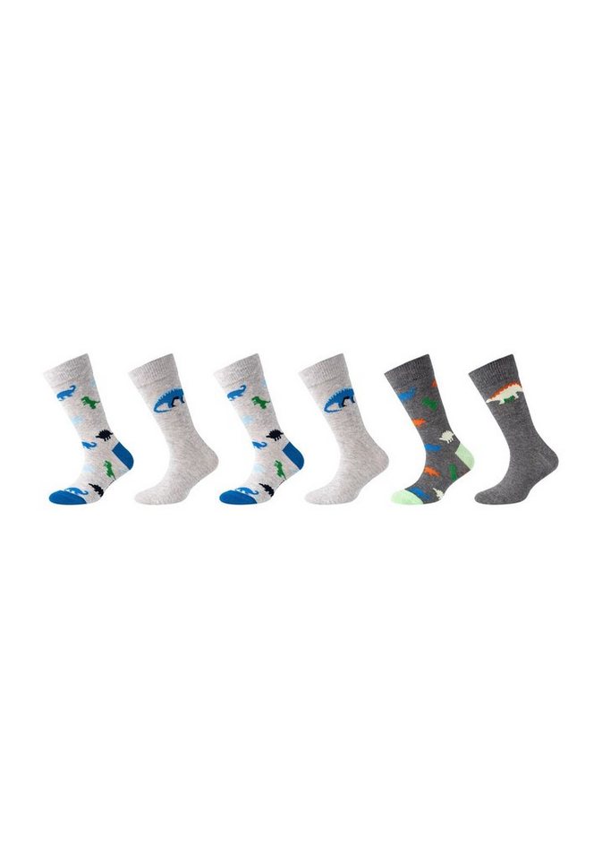 Camano Socken Socken 6er Pack, Formbeständig: kein Verrutschen, keine  Faltenbildung